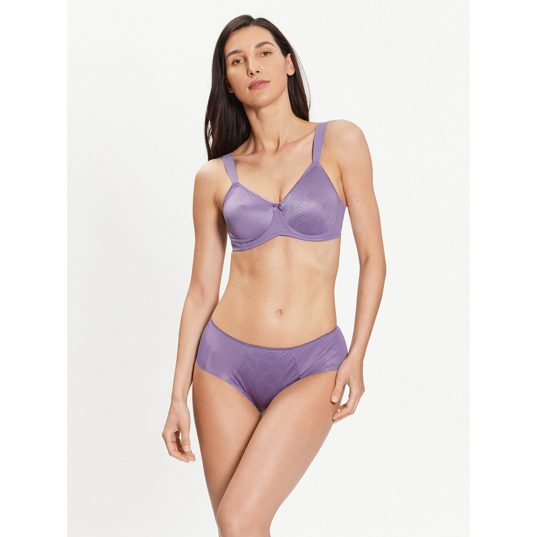 Triumph Сутиен с банели Essential Minimizer W X 10166830 Виолетов - Pepit.bg