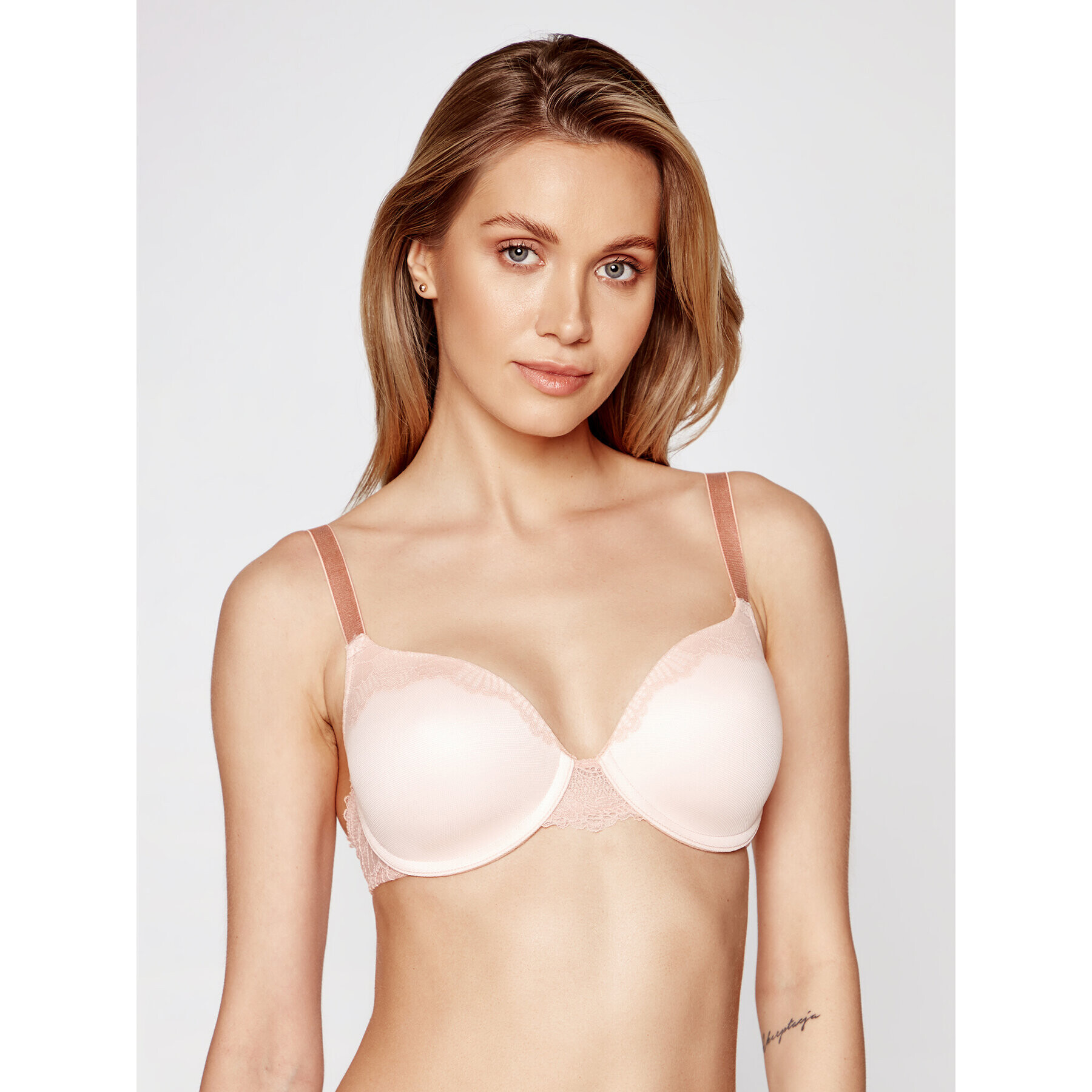 Triumph Сутиен с банели Lace Spotlight 10193916 Розов - Pepit.bg