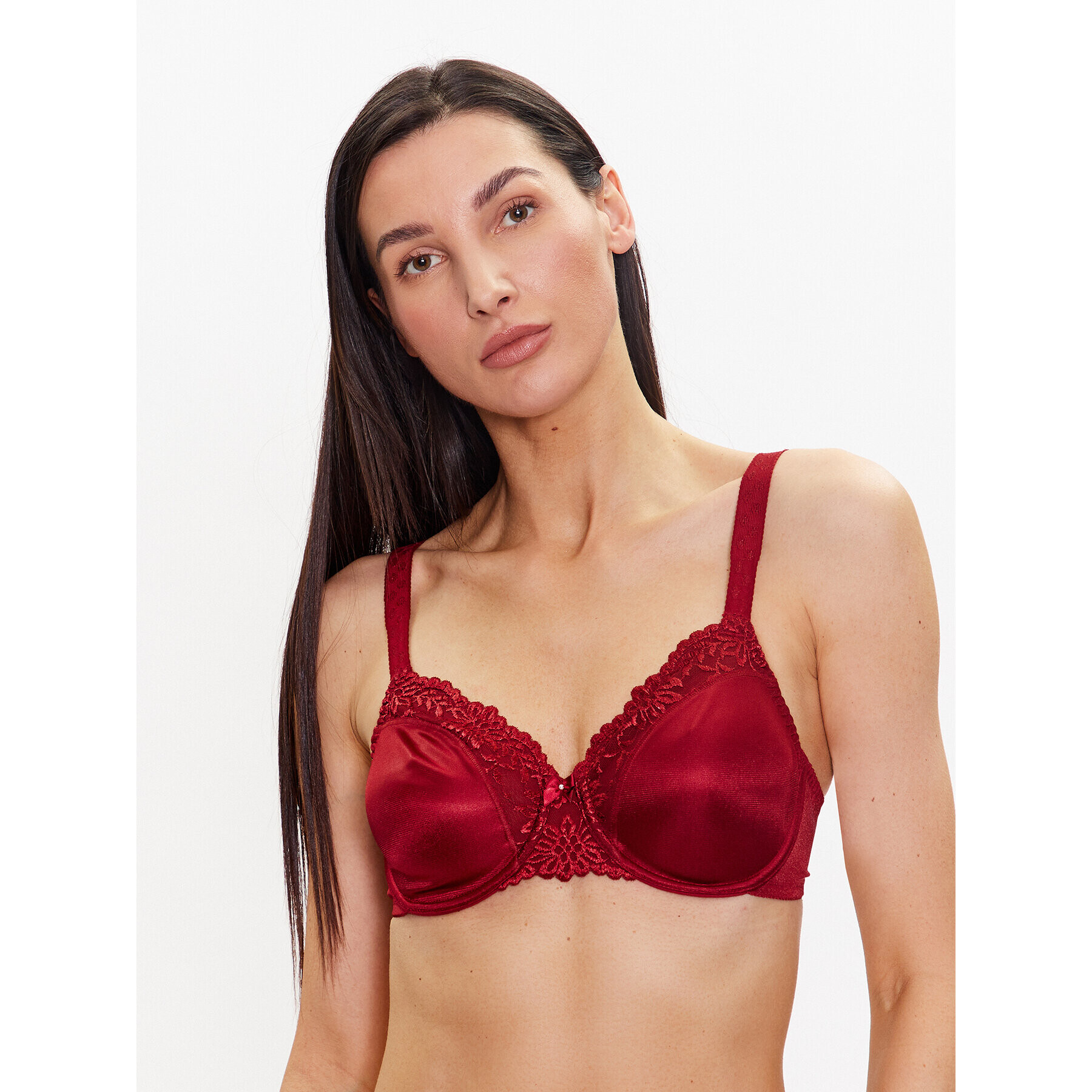 Triumph Сутиен с банели Ladyform Soft 10166306 Бордо - Pepit.bg
