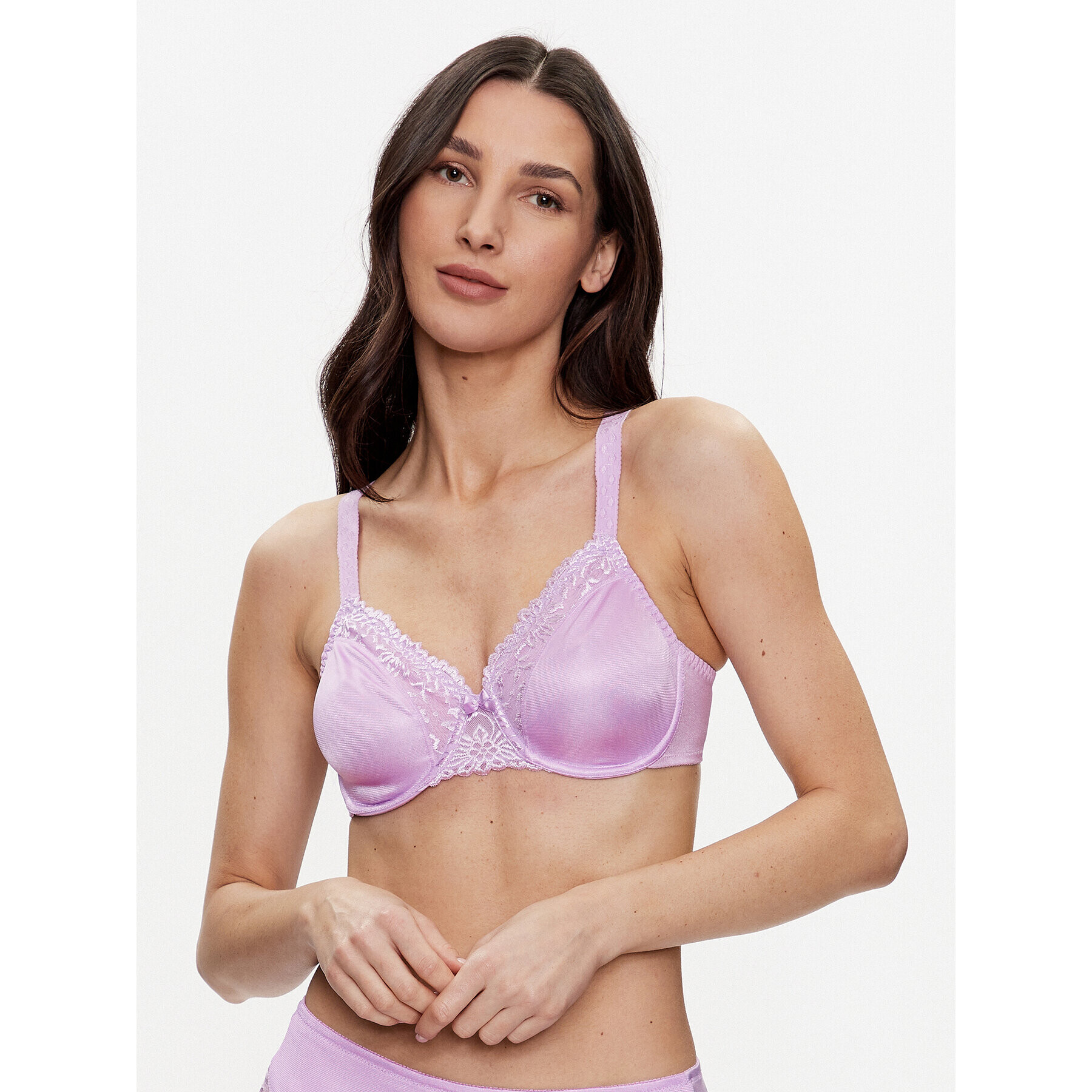 Triumph Сутиен с банели Ladyform Soft 10166306 Виолетов - Pepit.bg