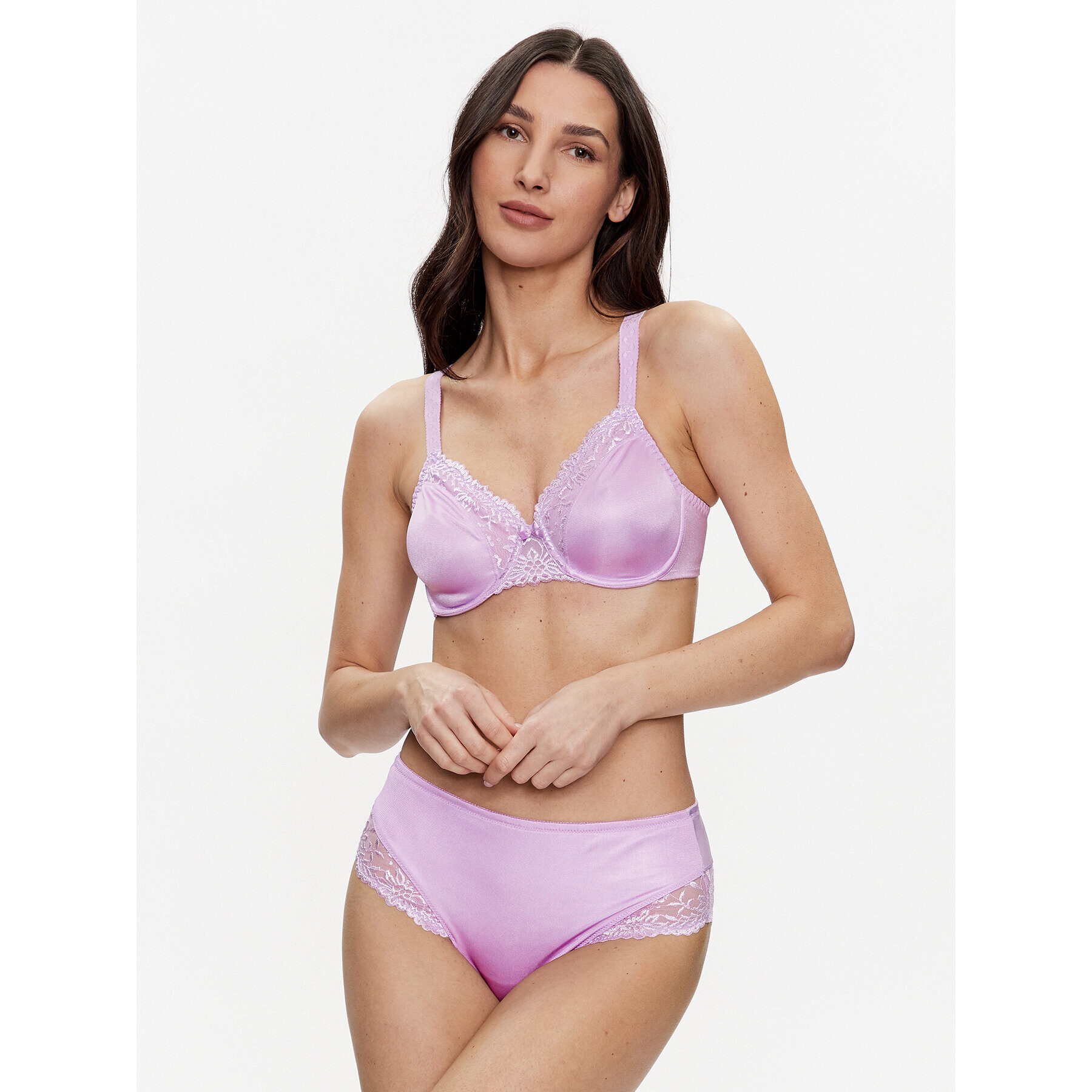 Triumph Сутиен с банели Ladyform Soft 10166306 Виолетов - Pepit.bg