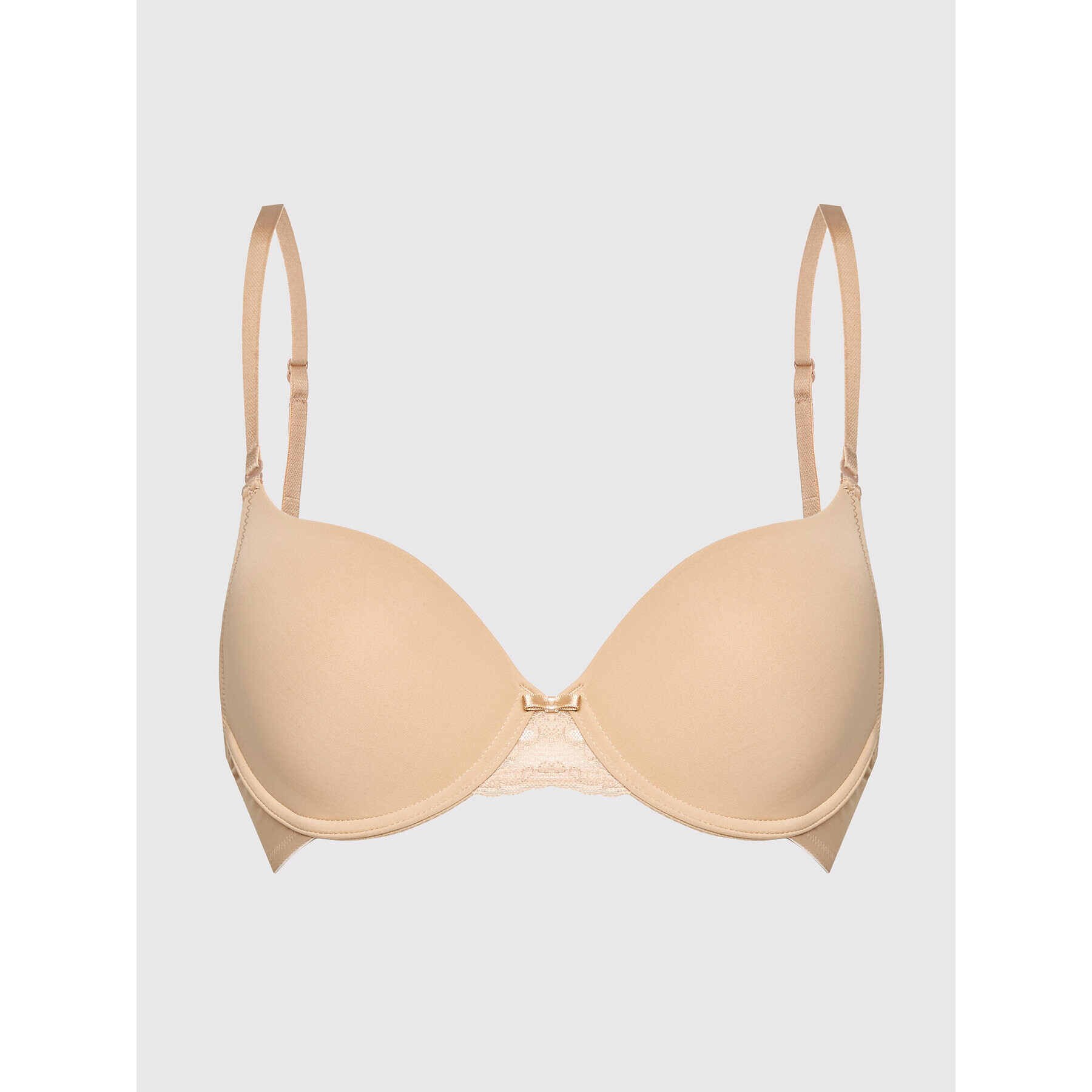 Triumph Сутиен с банели Lovely Micro 10186625 Бежов - Pepit.bg