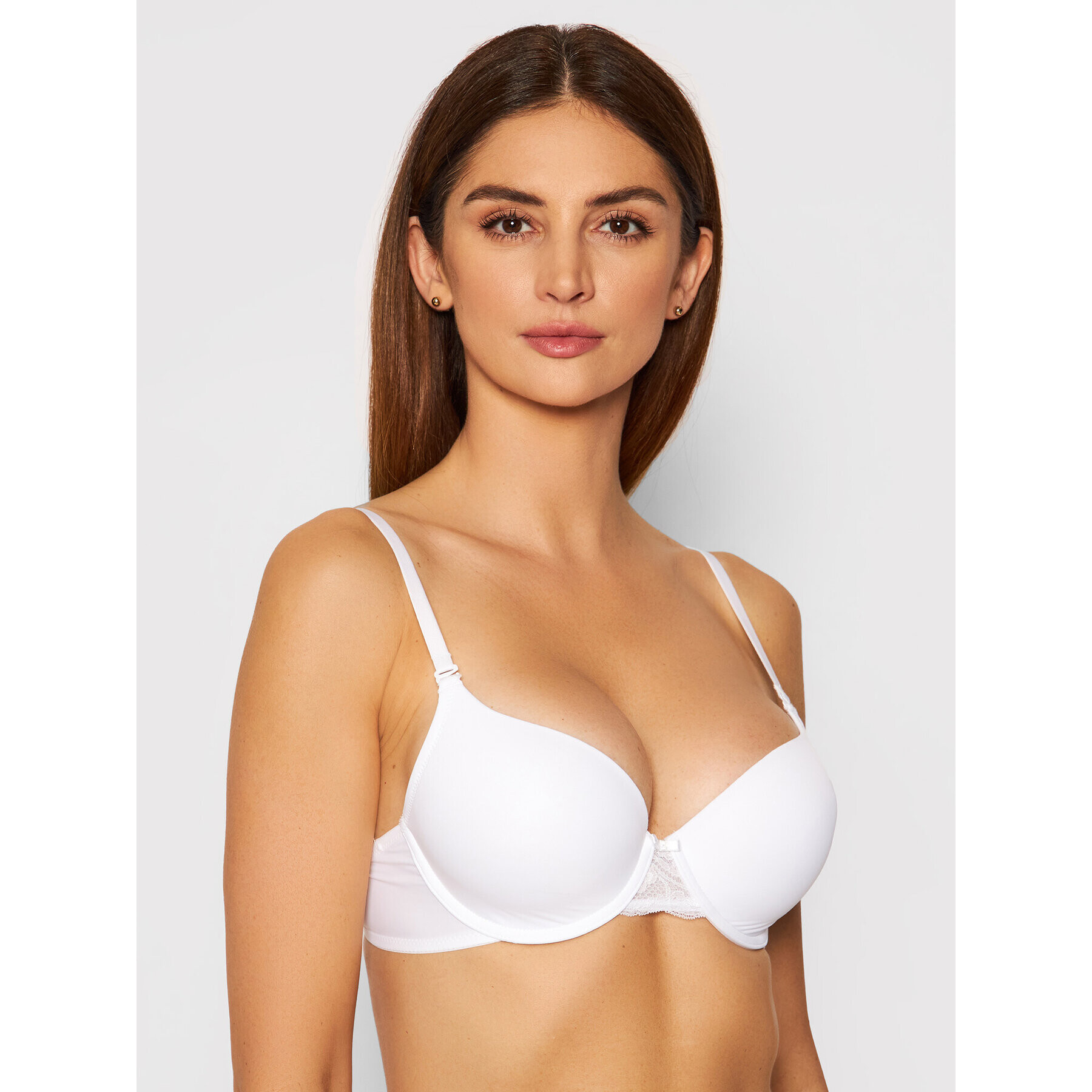 Triumph Сутиен с банели Lovely Micro 10186625 Бял - Pepit.bg