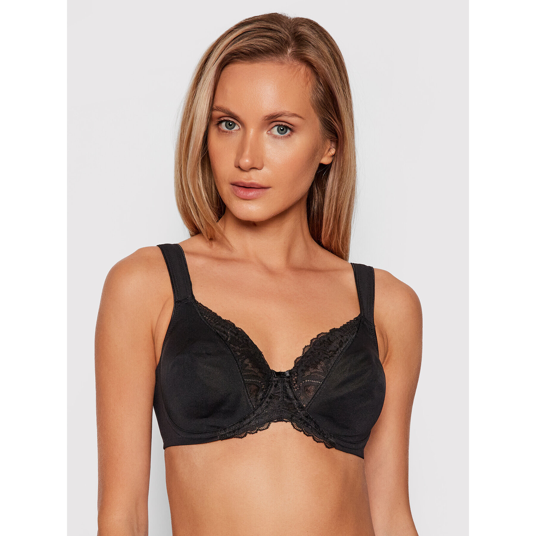 Triumph Сутиен с банели Modern Lace 10207538 Черен - Pepit.bg