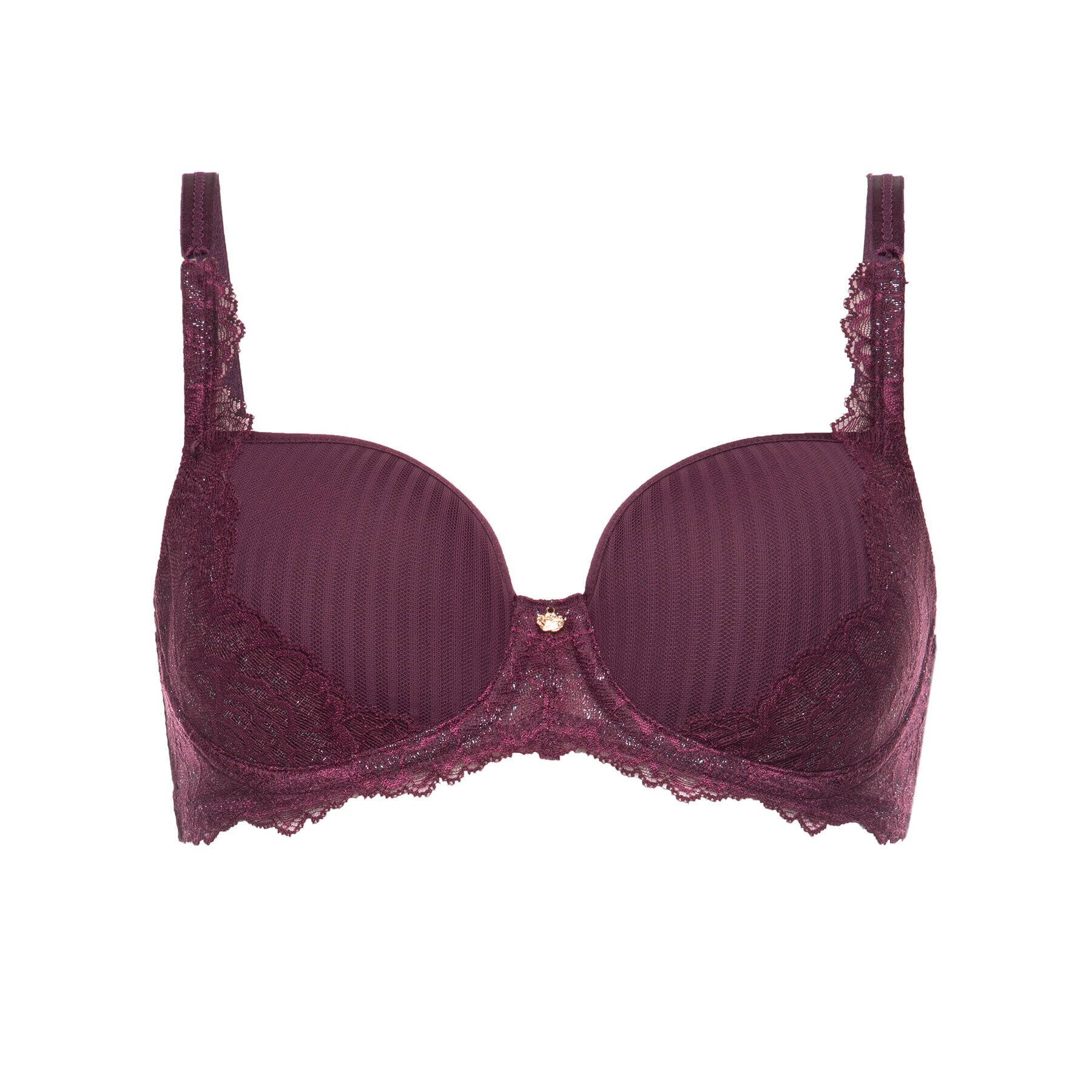 Triumph Сутиен с банели Peony Florale 10181854 Виолетов - Pepit.bg