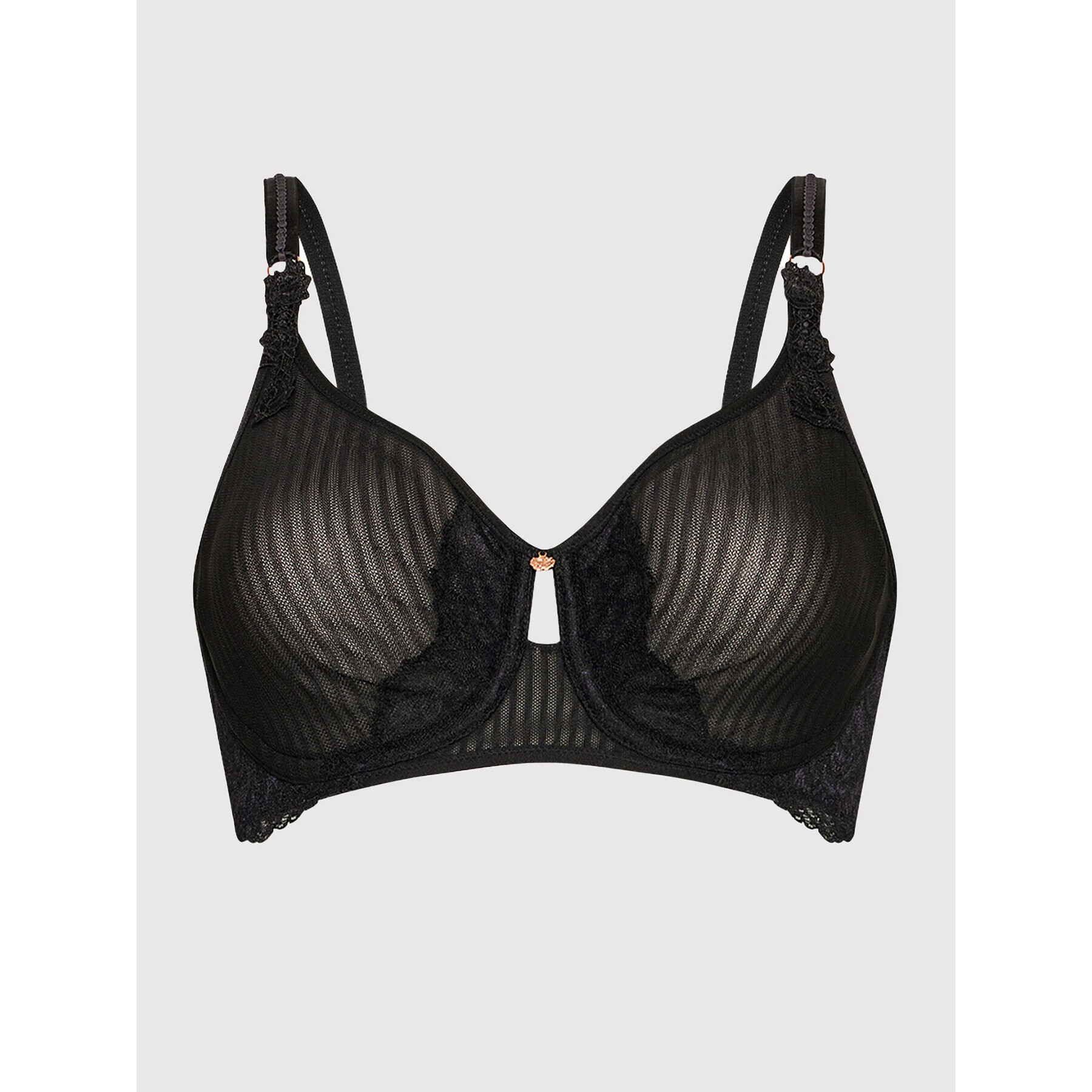Triumph Сутиен с банели Peony Florale 10207994 Черен - Pepit.bg