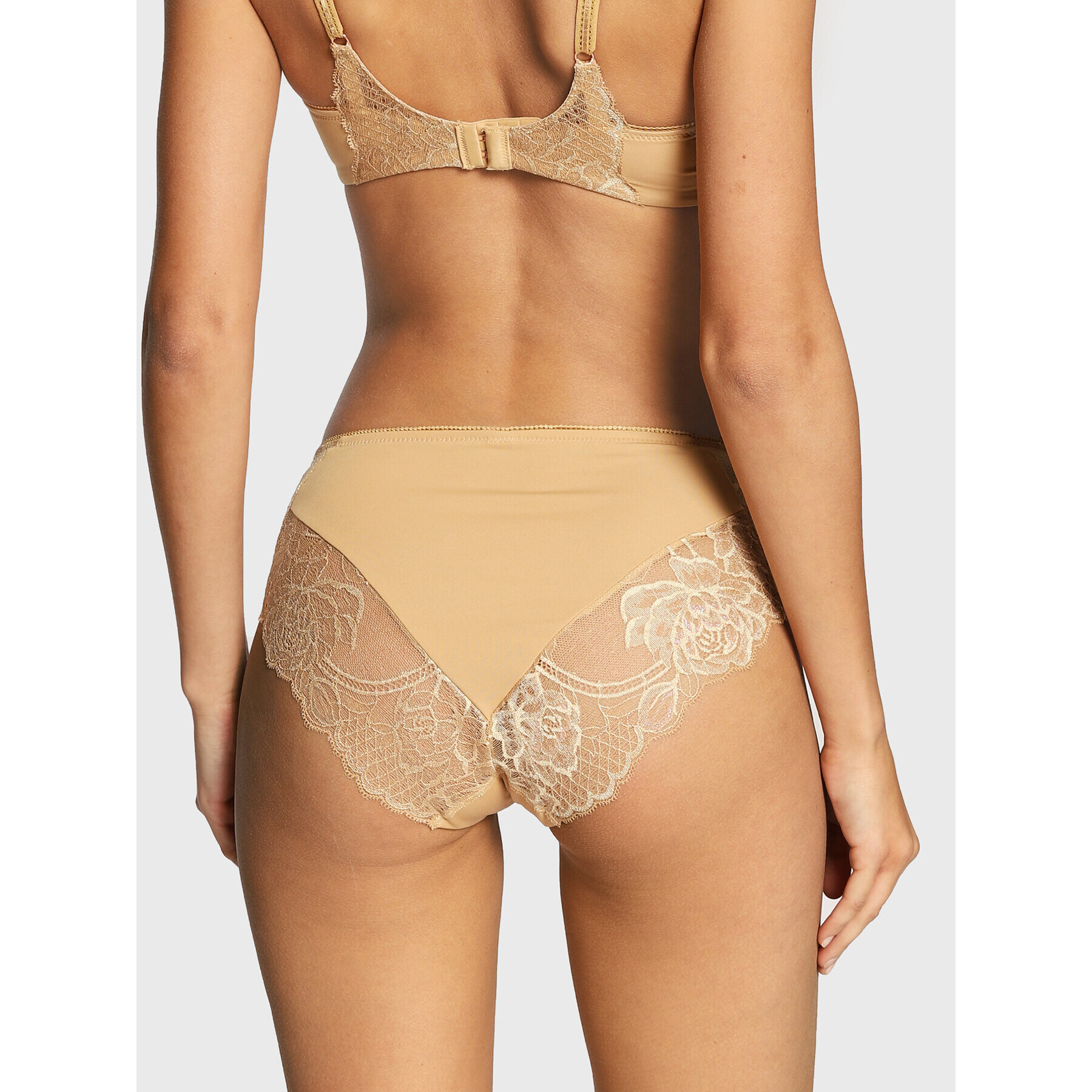 Triumph Сутиен с банели Wild Peony Florale 10209608 Жълт - Pepit.bg