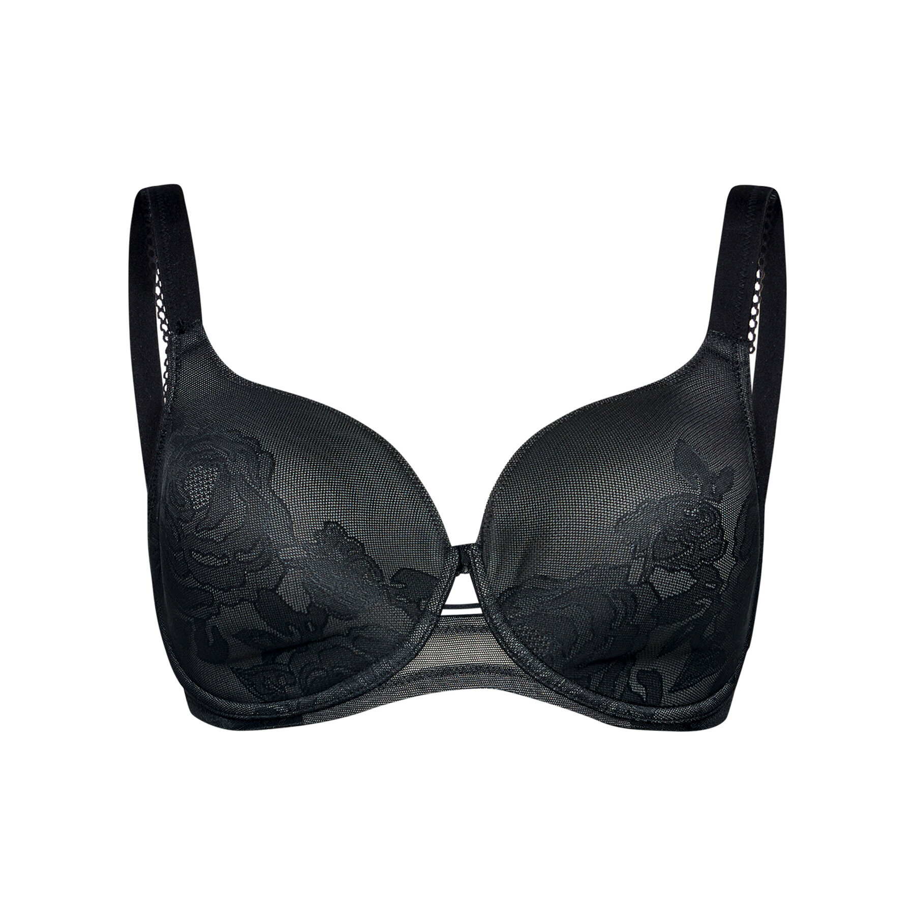 Triumph Сутиен с банели Wild Rose Sensation 10205990 Черен - Pepit.bg