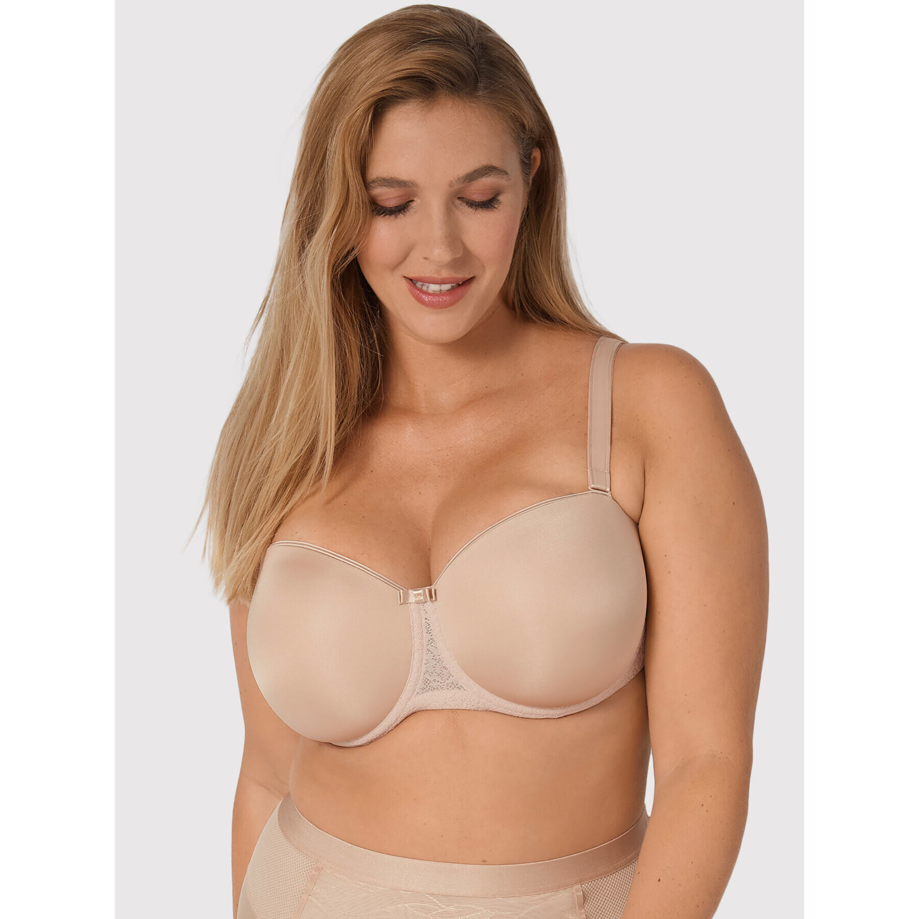 Triumph Сутиен тип Бардо Beauty-Full Essential 10167794 Бежов - Pepit.bg