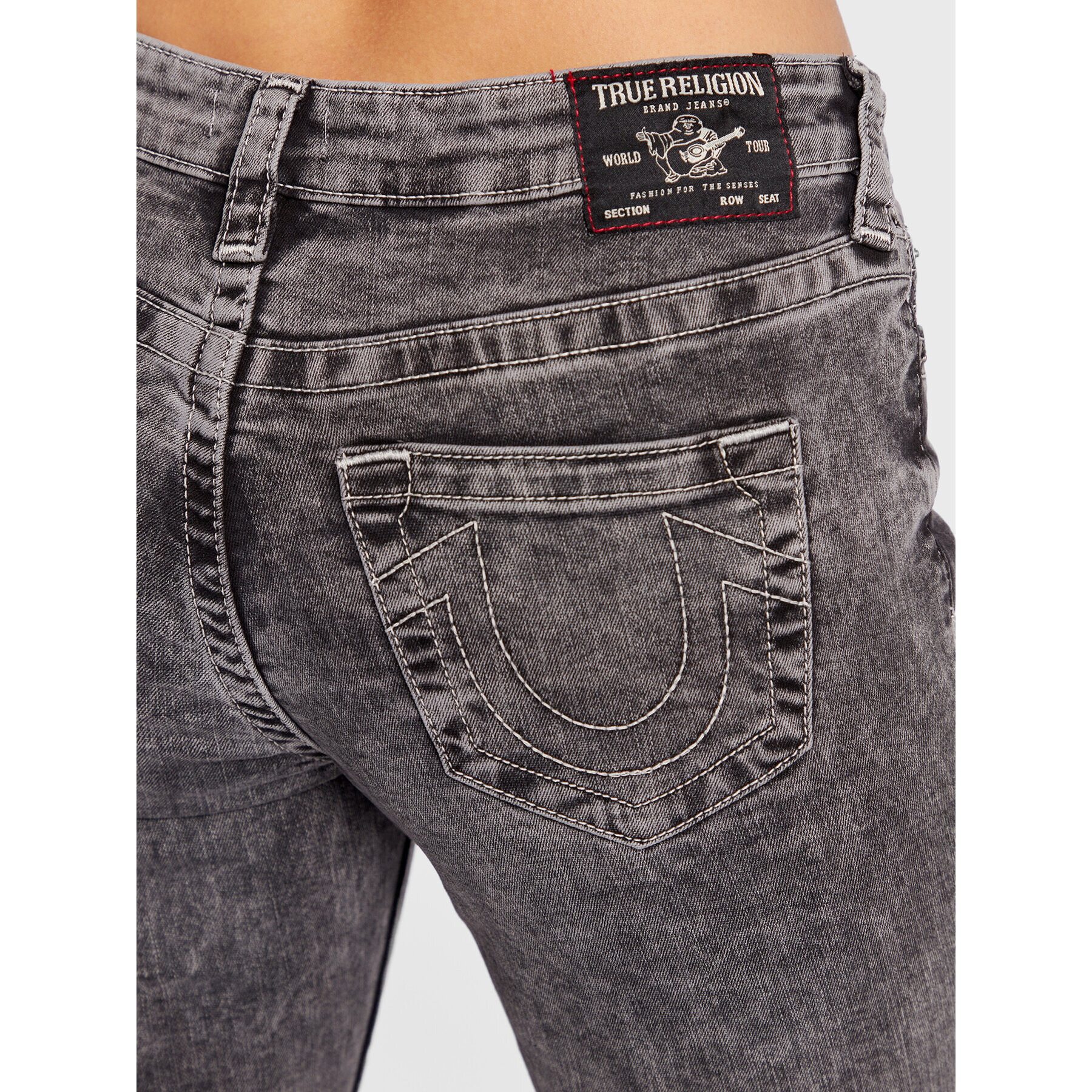 True Religion Дънки Billie 205692 Сив Straight Fit - Pepit.bg