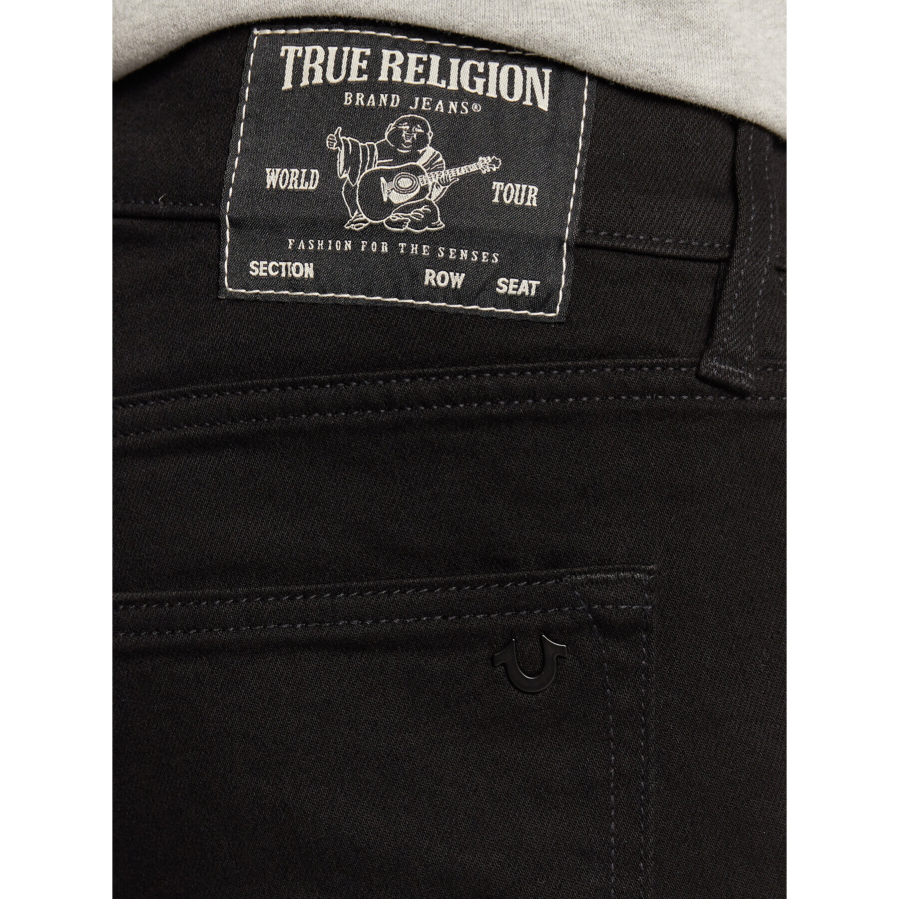 True Religion Дънки Rocco 105094 Черен Regular Fit - Pepit.bg