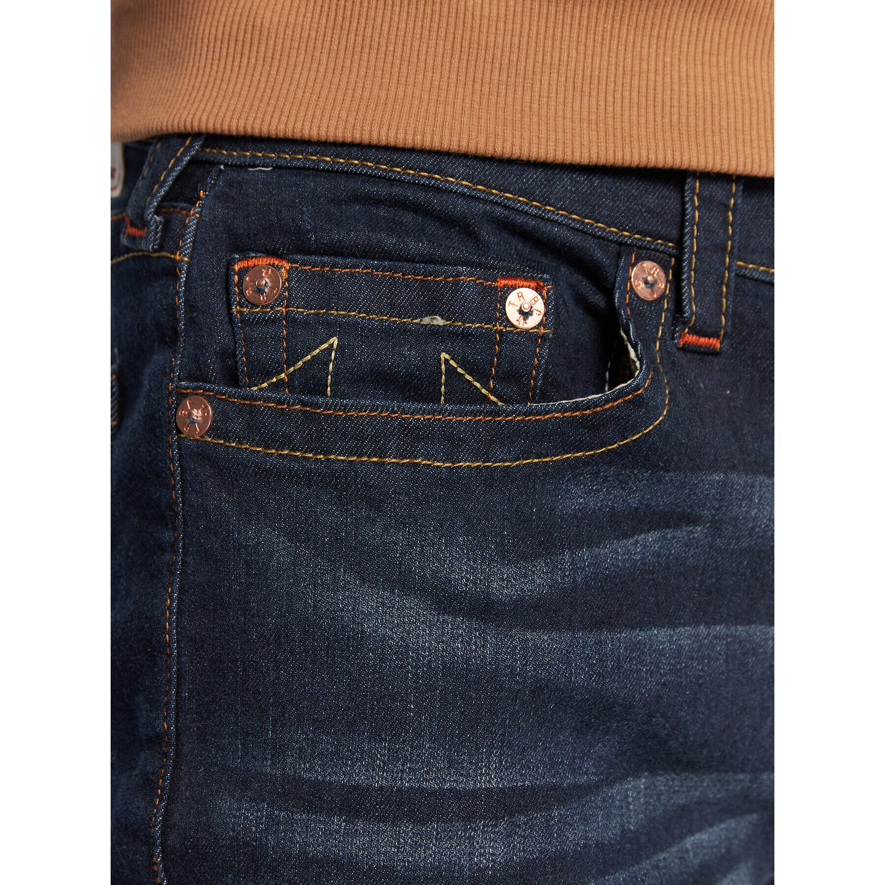 True Religion Дънки Rocco 105457 Тъмносин Skinny Fit - Pepit.bg