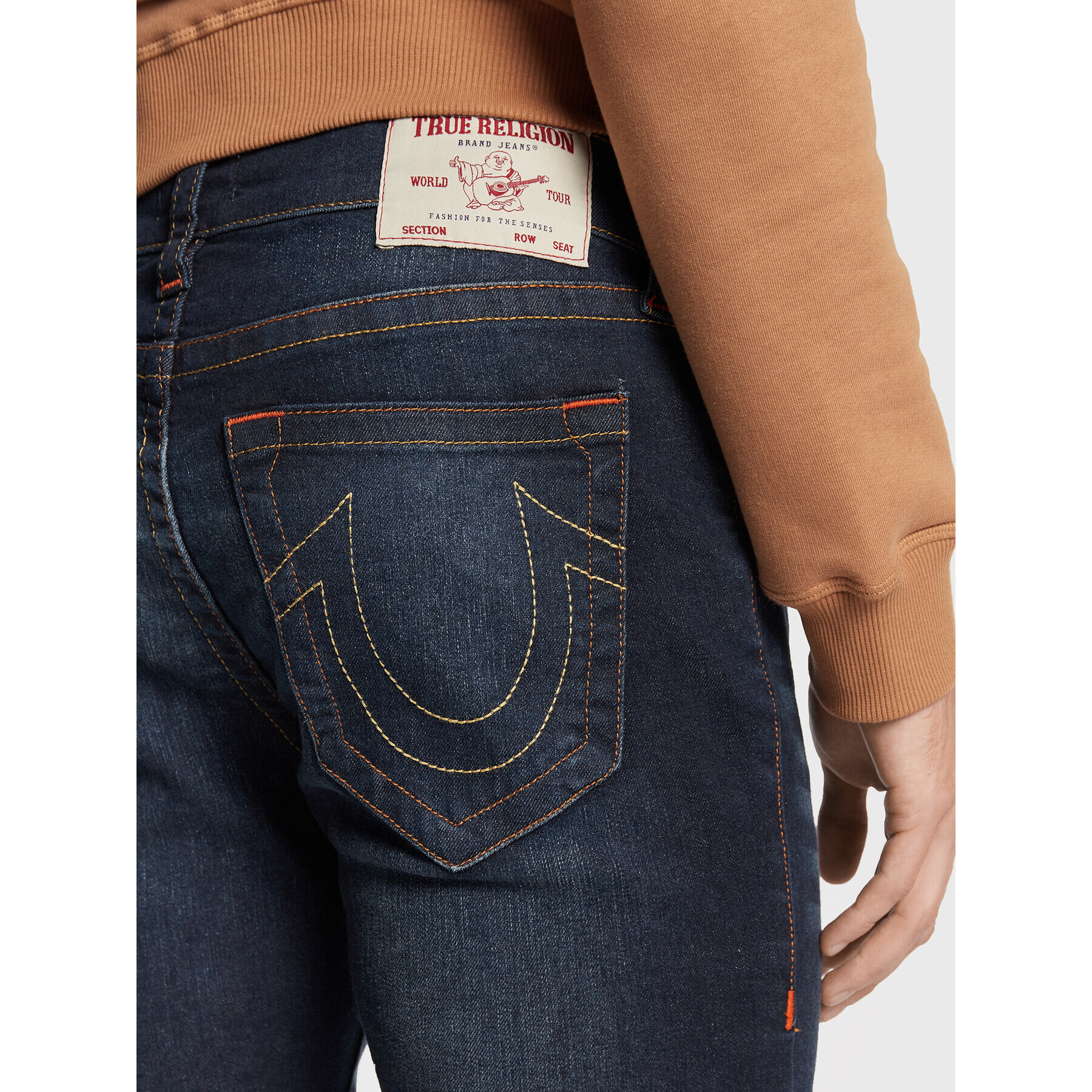 True Religion Дънки Rocco 105457 Тъмносин Skinny Fit - Pepit.bg