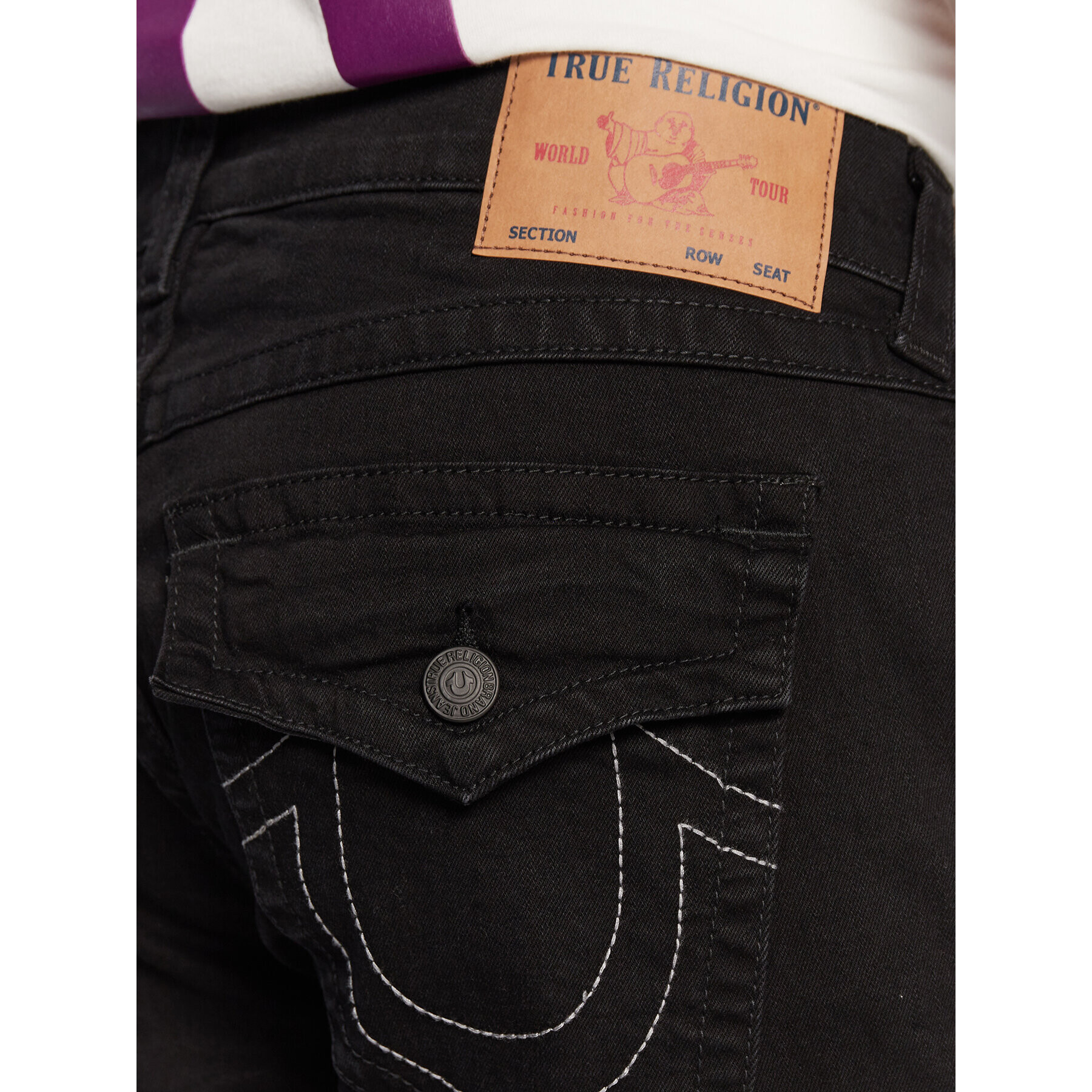 True Religion Дънки Rocco 105707 Черен Skinny Fit - Pepit.bg