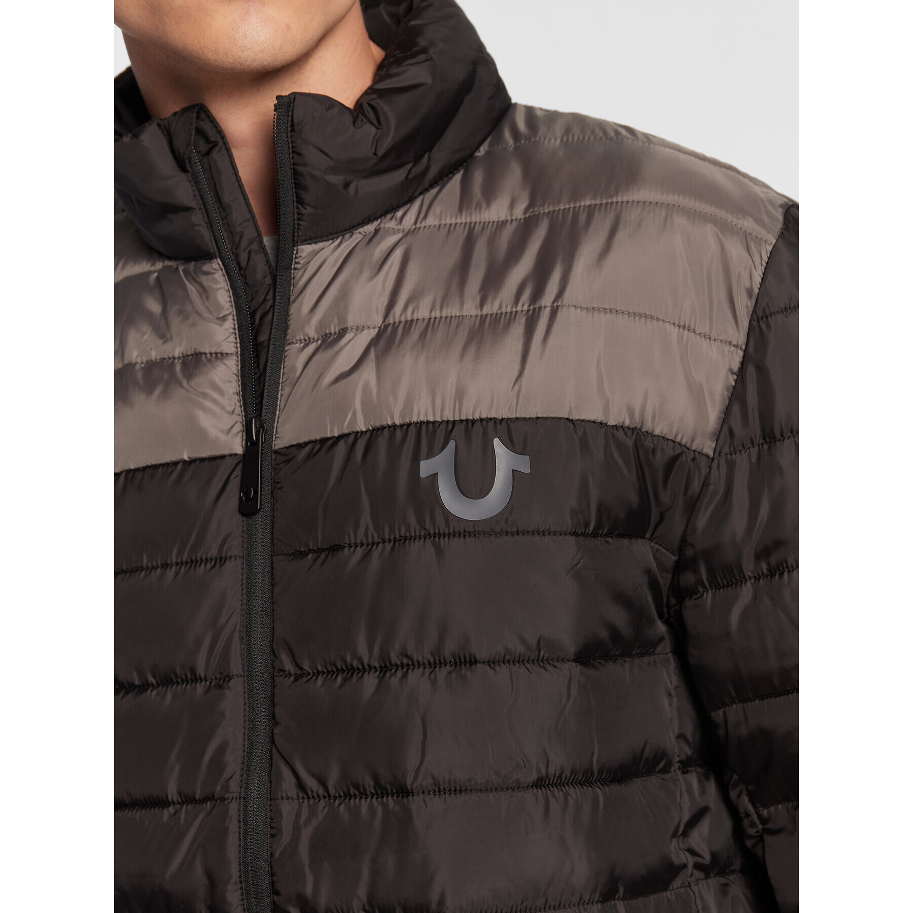 True Religion Пухено яке Light Puffer 106325 Черен Regular Fit - Pepit.bg