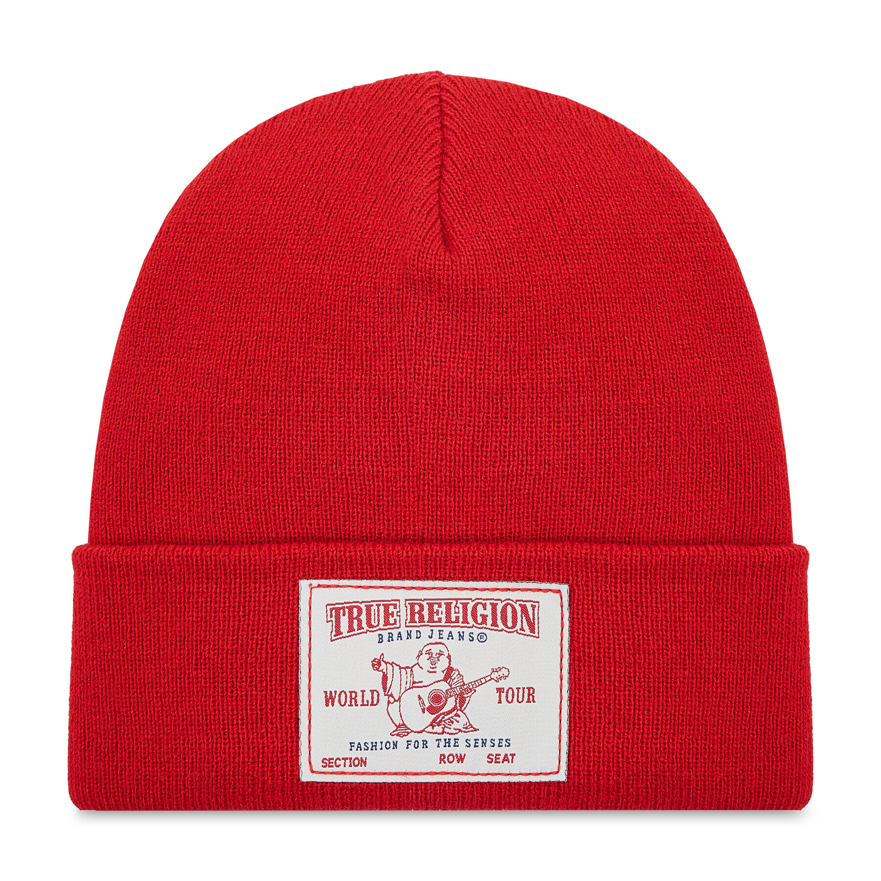 True Religion Шапка Concert Patch TRBEANIE15 Червен - Pepit.bg