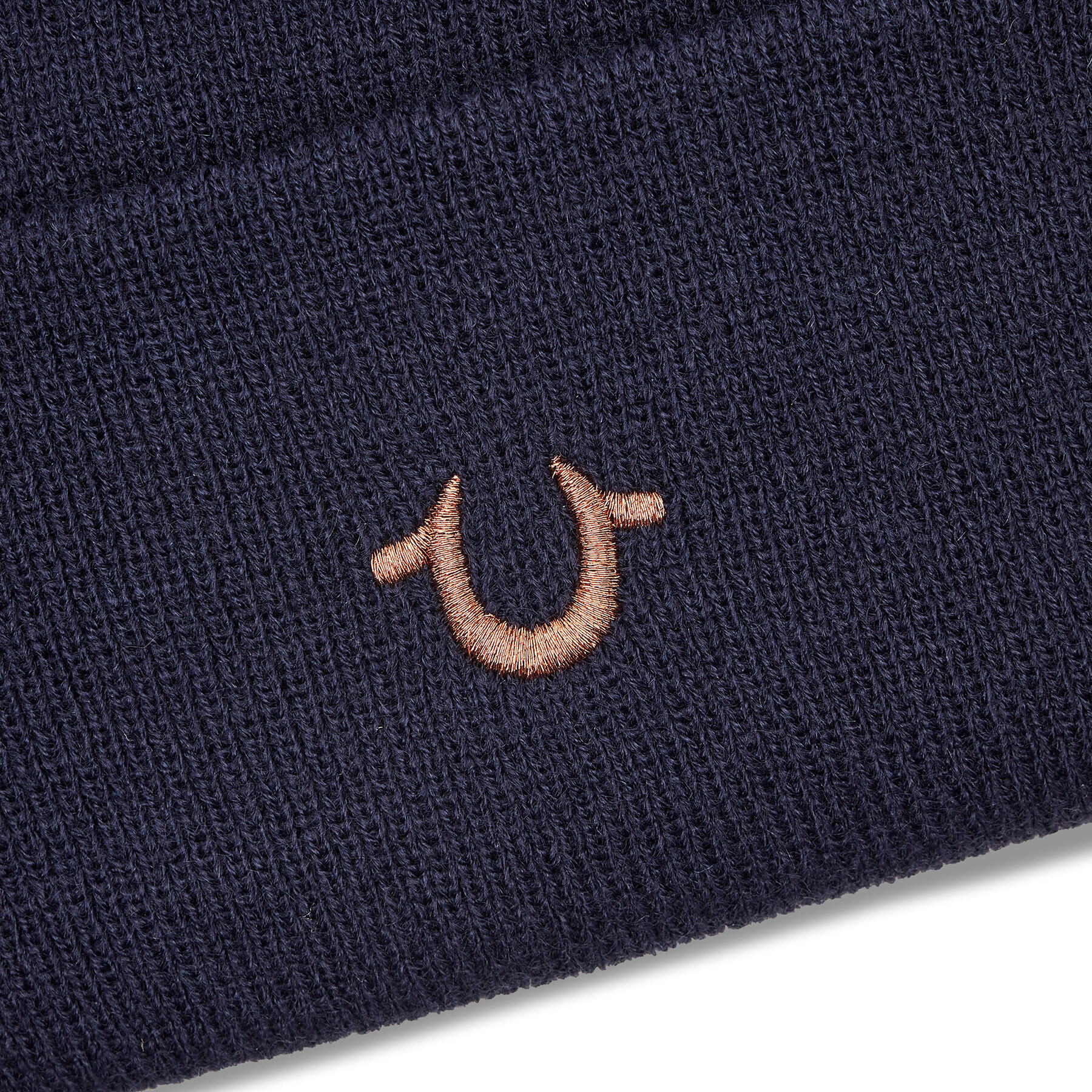 True Religion Шапка Core TRBEANIE03 Тъмносин - Pepit.bg