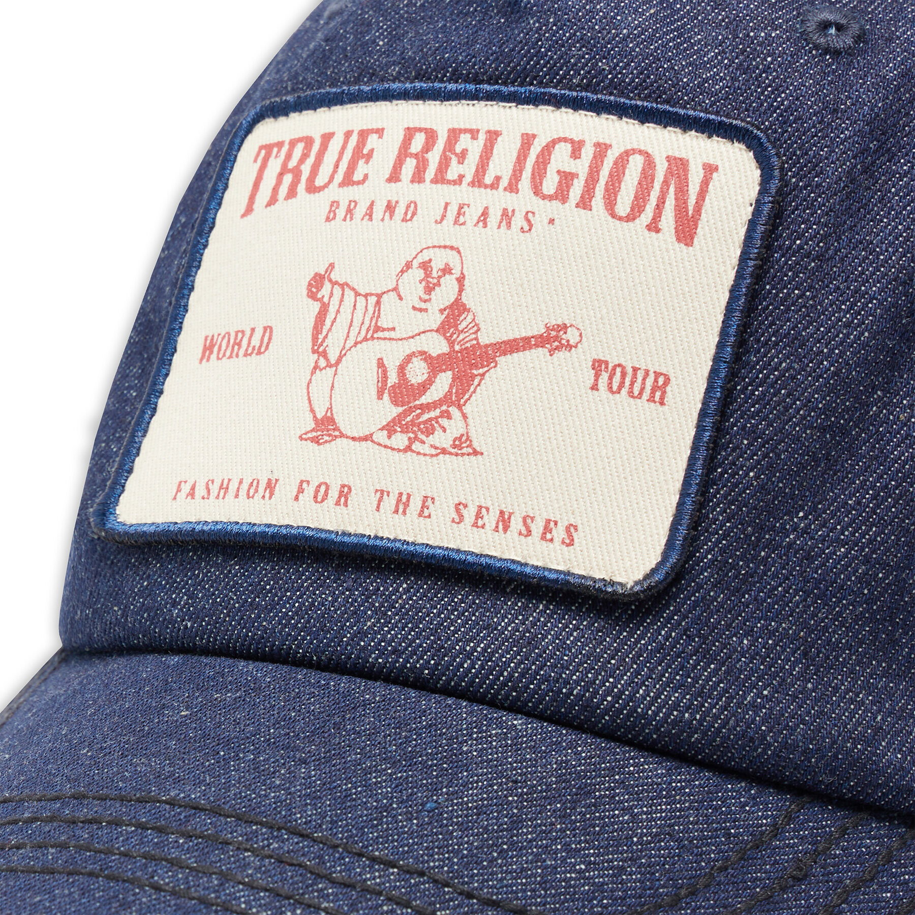 True Religion Шапка с козирка Concert Patch TR23449 Тъмносин - Pepit.bg