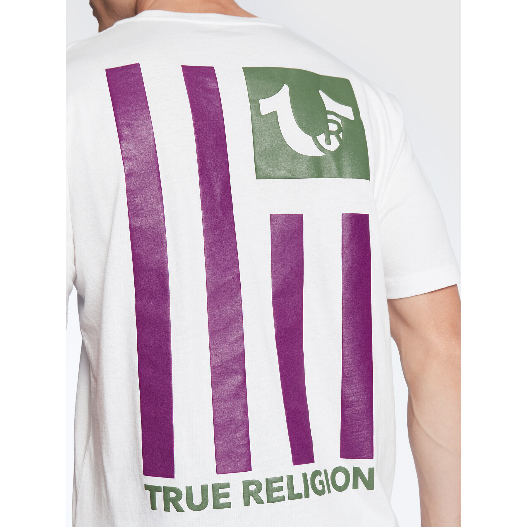 True Religion Тишърт 106298 Бял Regular Fit - Pepit.bg