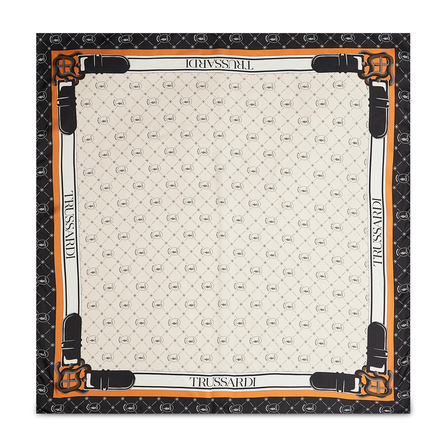 Trussardi Бандана Monogram + Lettering 59Z00326 Бежов - Pepit.bg