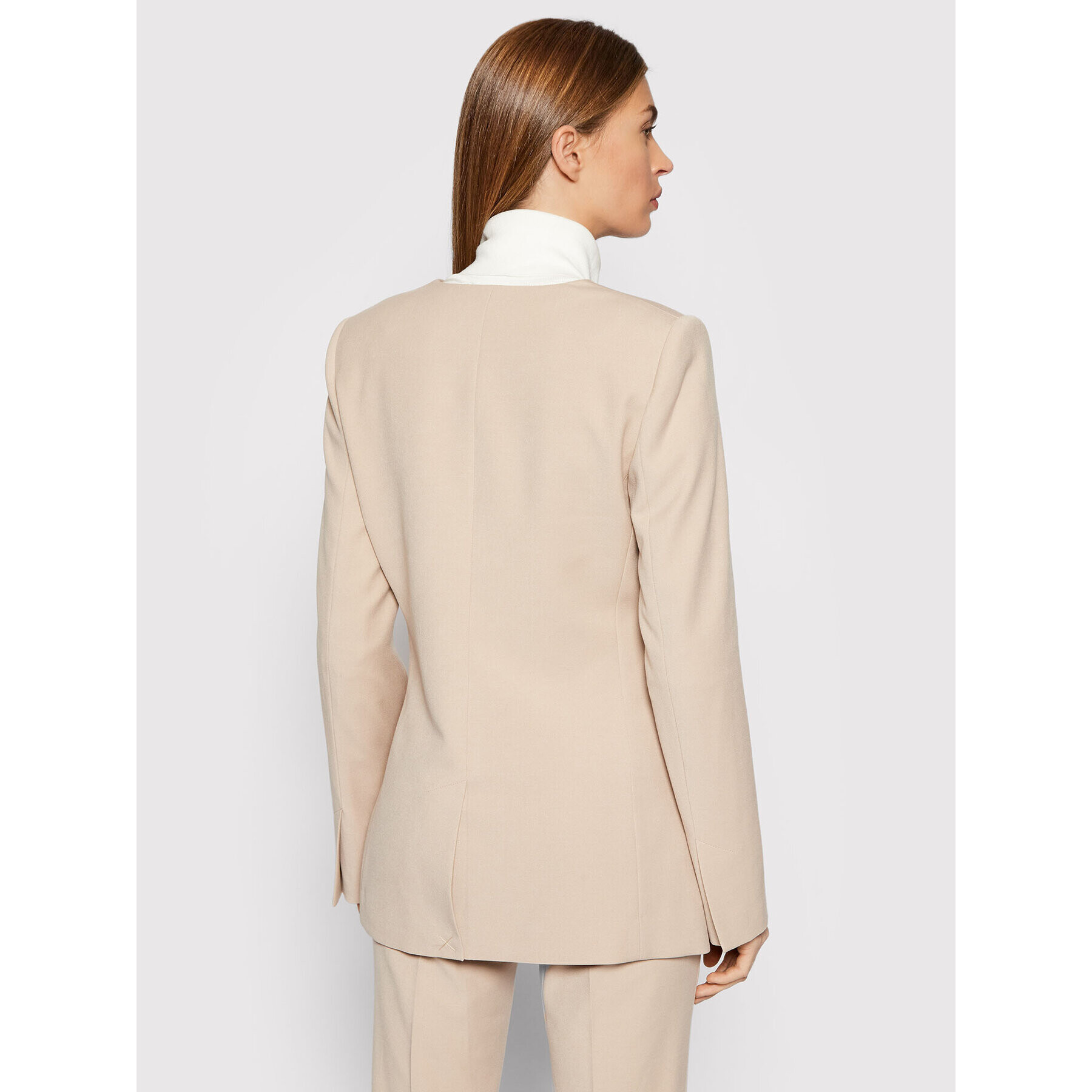 Trussardi Блейзър 56H00124 Бежов Regular Fit - Pepit.bg