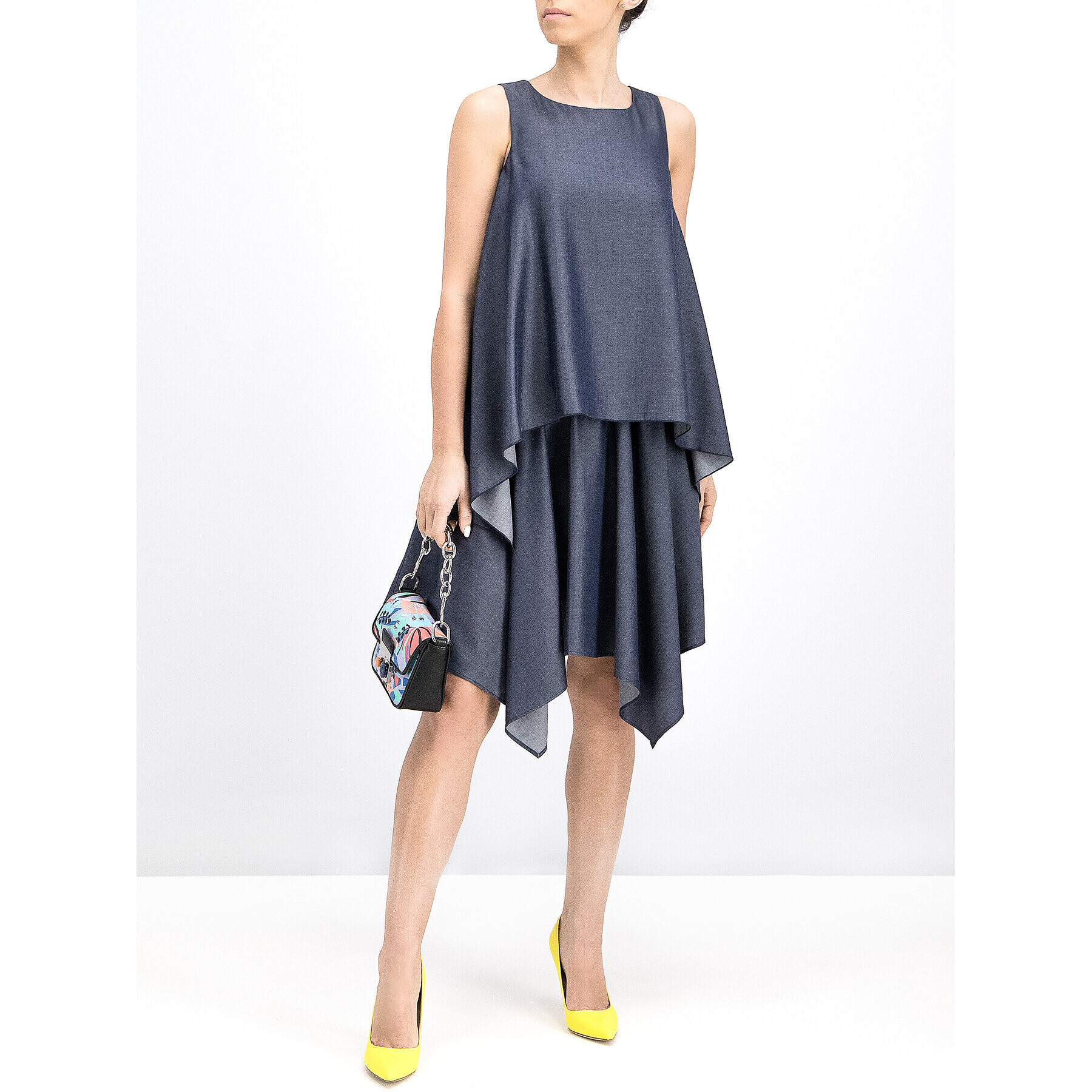 Trussardi Блуза 56C00198 Тъмносин Regular Fit - Pepit.bg