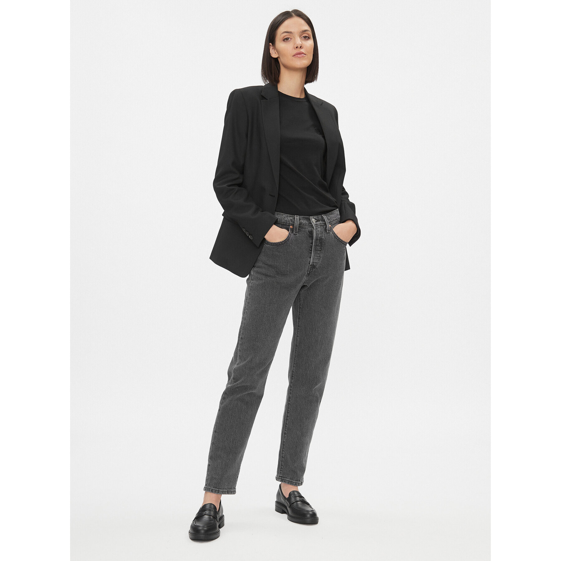Trussardi Блуза 56T00587 Черен Regular Fit - Pepit.bg