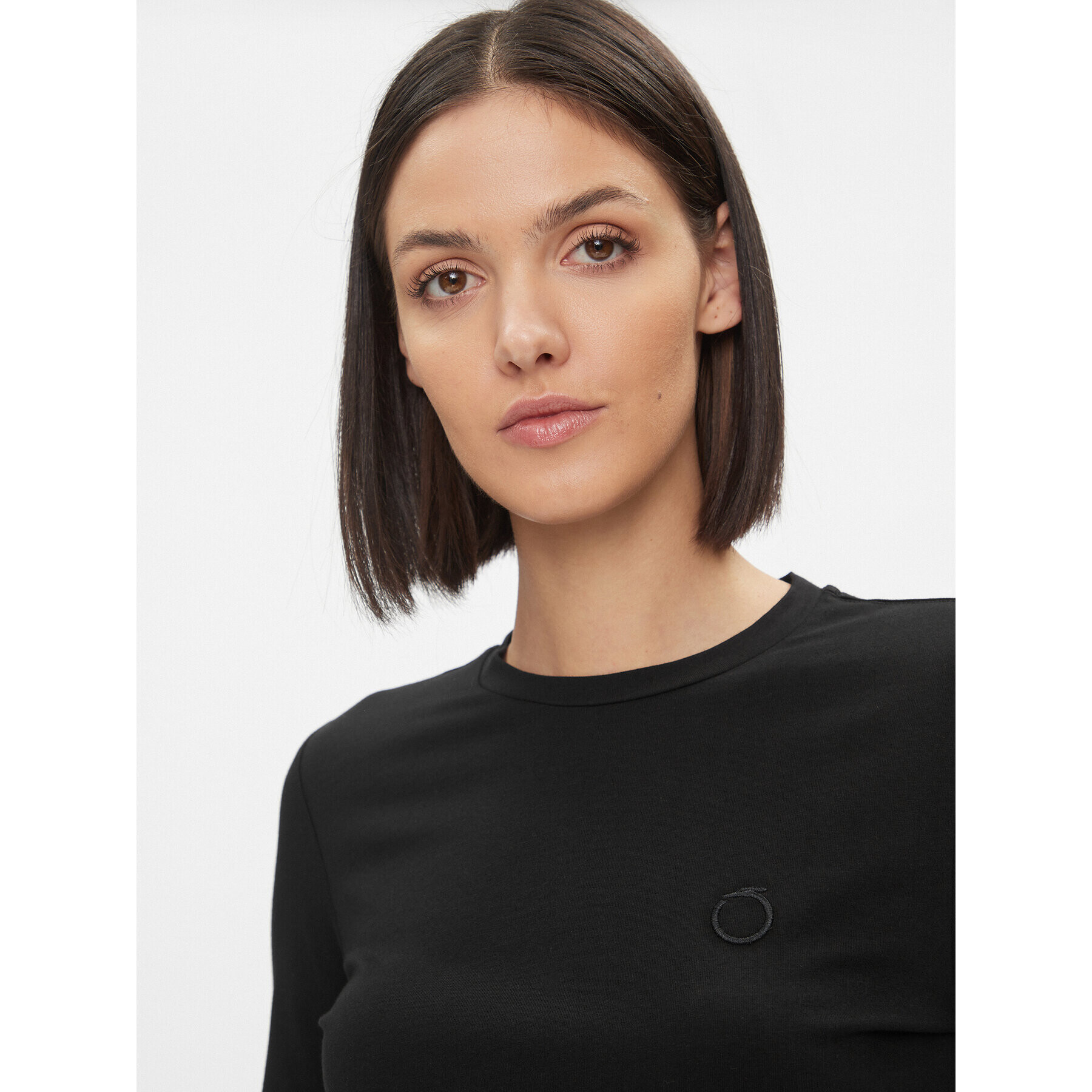 Trussardi Блуза 56T00587 Черен Regular Fit - Pepit.bg
