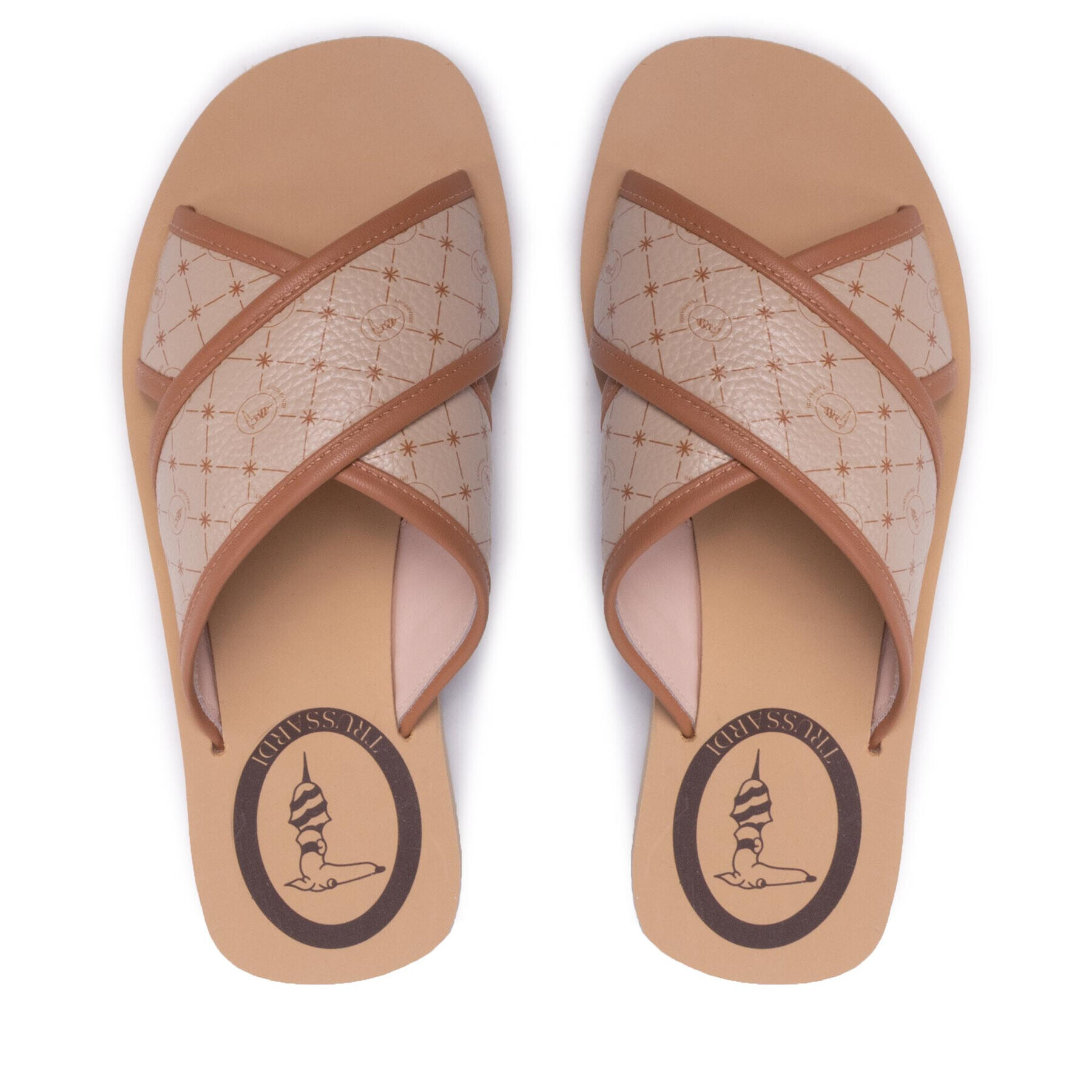 Trussardi Чехли 79A00772 Бежов - Pepit.bg