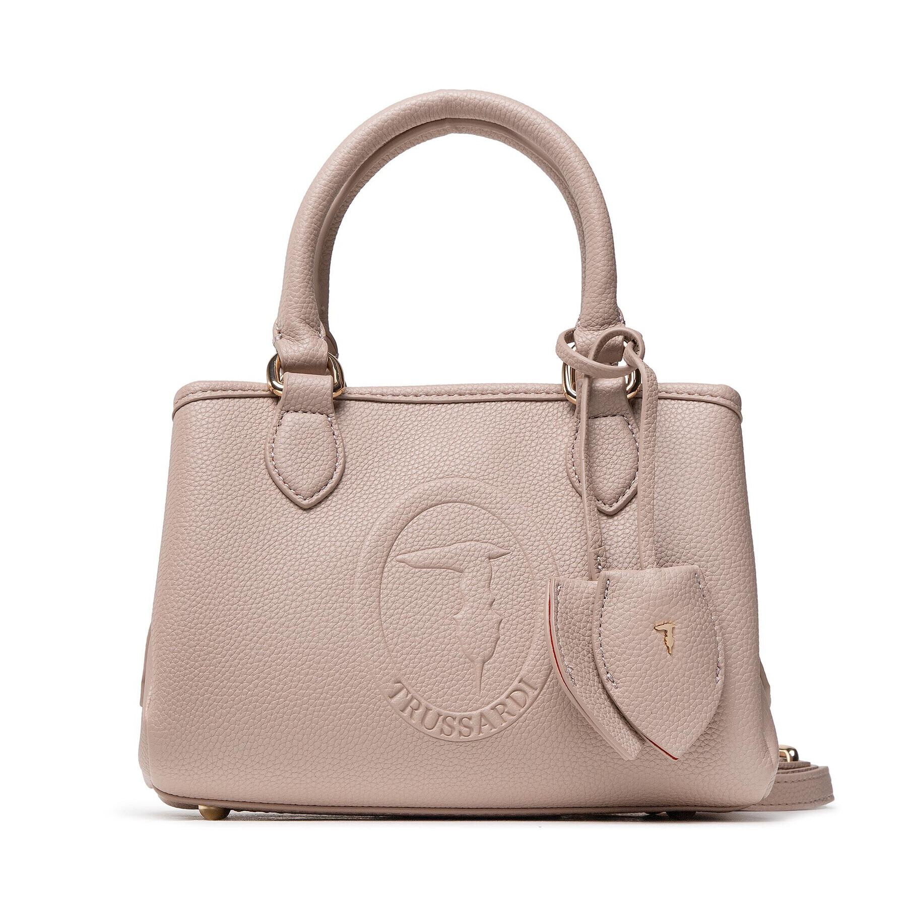 Trussardi Дамска чанта Pre Iris Tote Sm Stampa Cervo 75B01098 Бежов - Pepit.bg