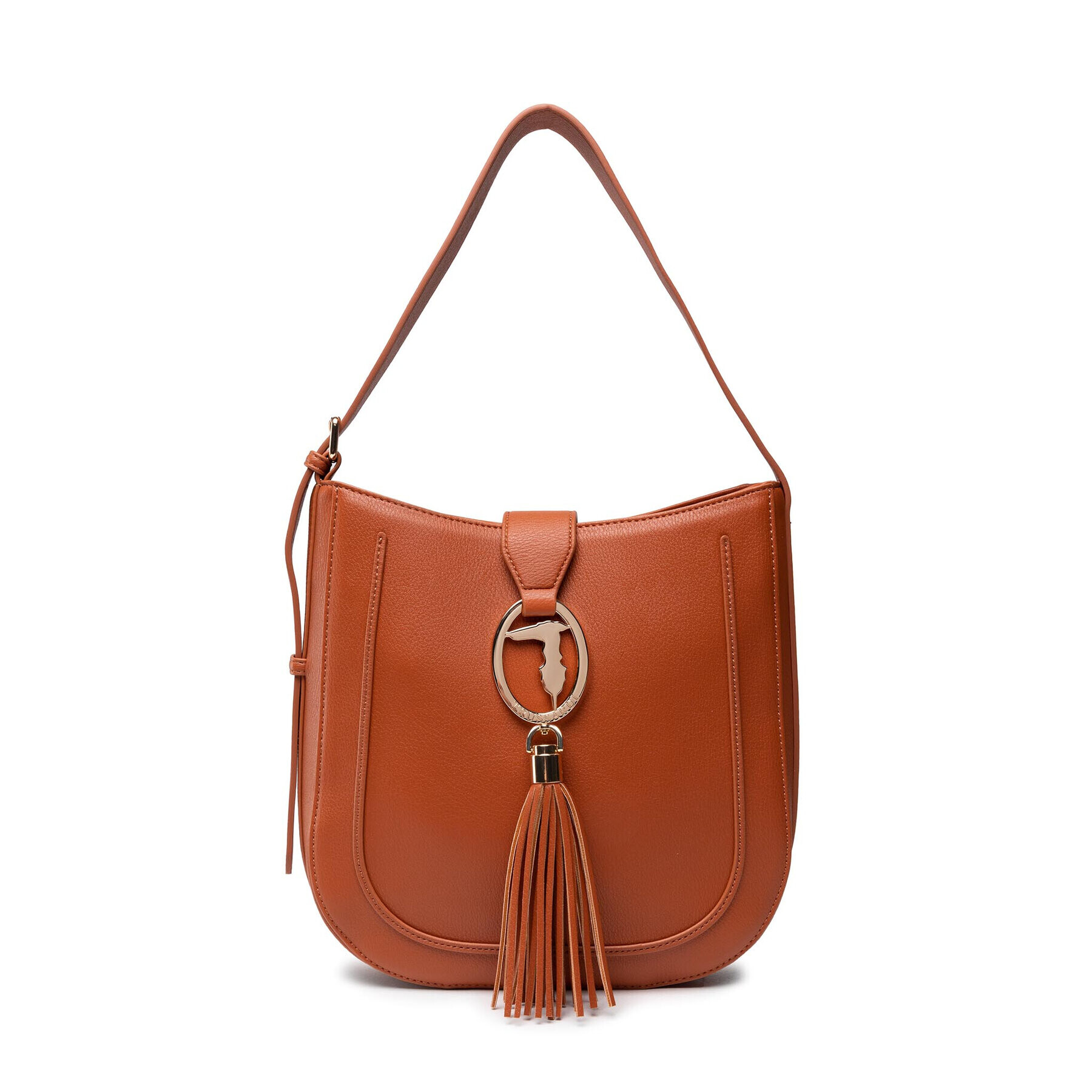 Trussardi Дамска чанта Ellie Hobo 75B01172 Кафяв - Pepit.bg