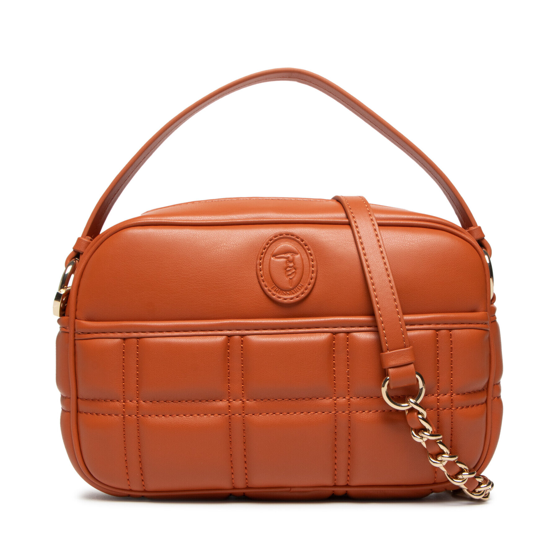 Trussardi Дамска чанта Alyssa Shoulder 75B01239 Кафяв - Pepit.bg