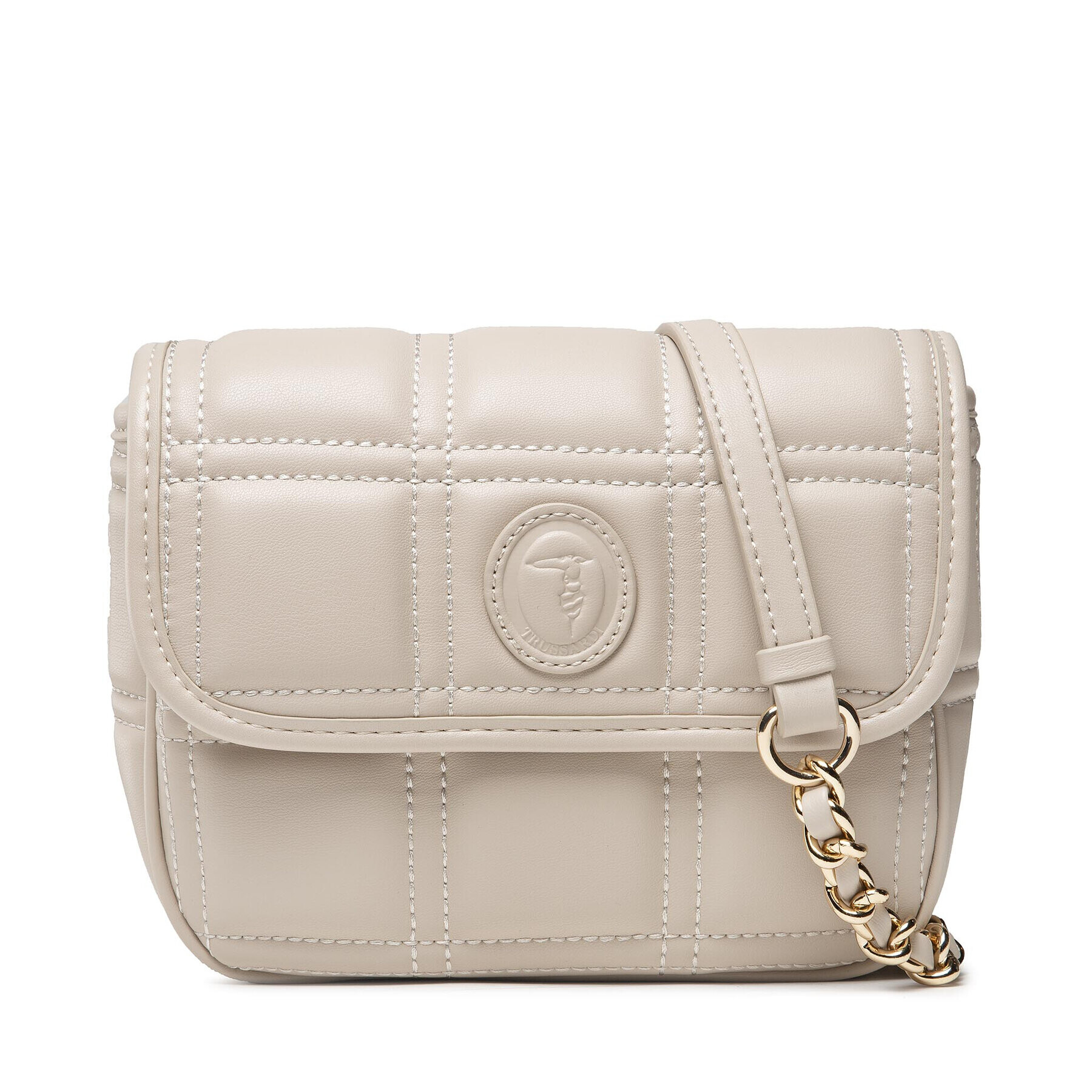 Trussardi Дамска чанта Alyssa Shoulder 75B01241 Бежов - Pepit.bg