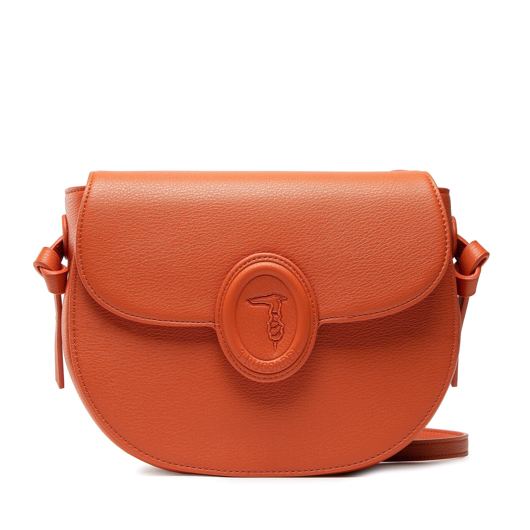 Trussardi Дамска чанта Amber Crossbody Sm 75B01225 Оранжев - Pepit.bg