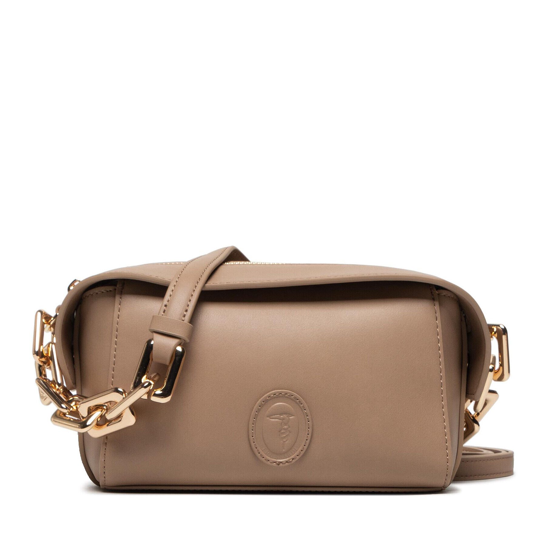Trussardi Дамска чанта Aster Shoulder 75B01301 Кафяв - Pepit.bg