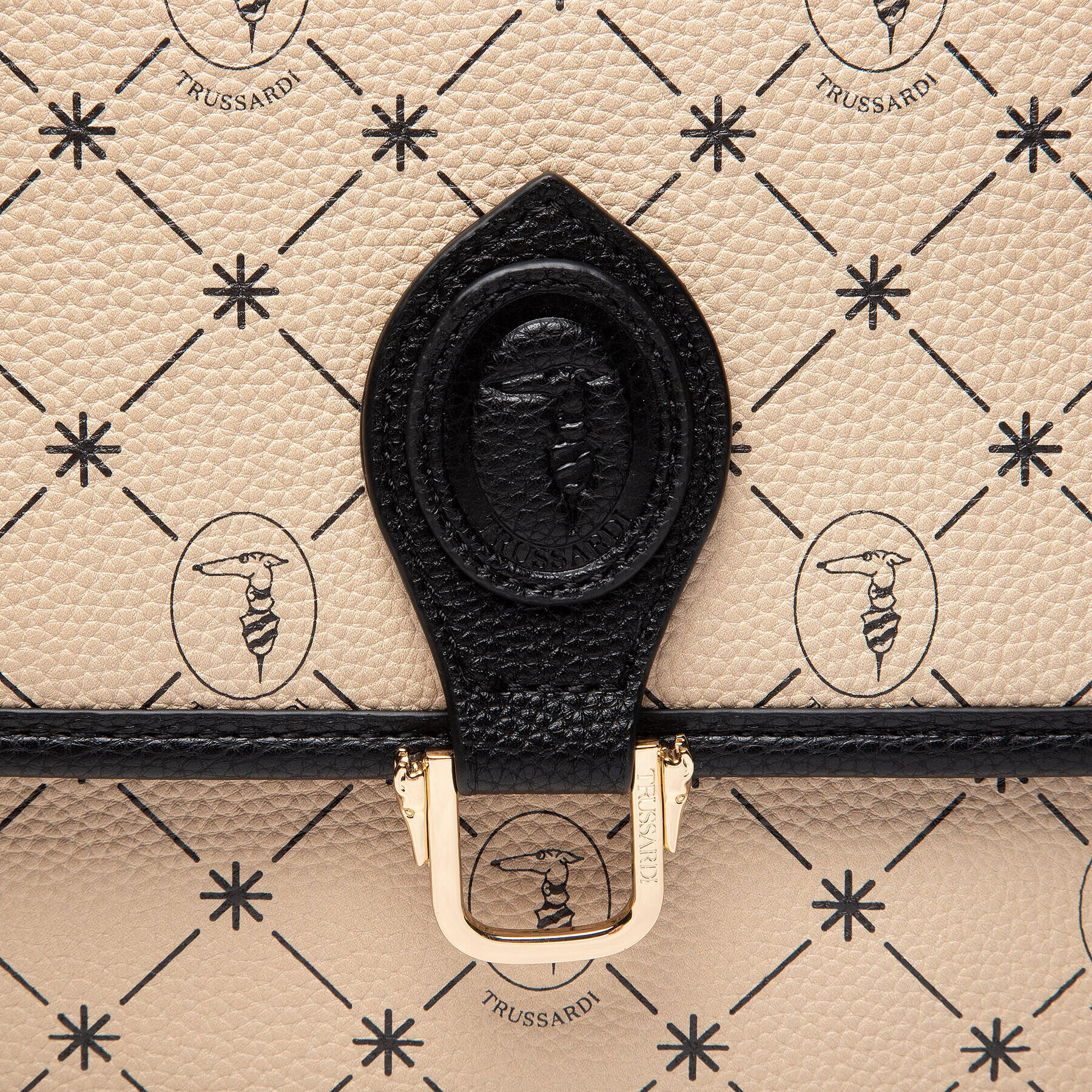 Trussardi Дамска чанта Clavel Shoulder 75B01253 Бежов - Pepit.bg