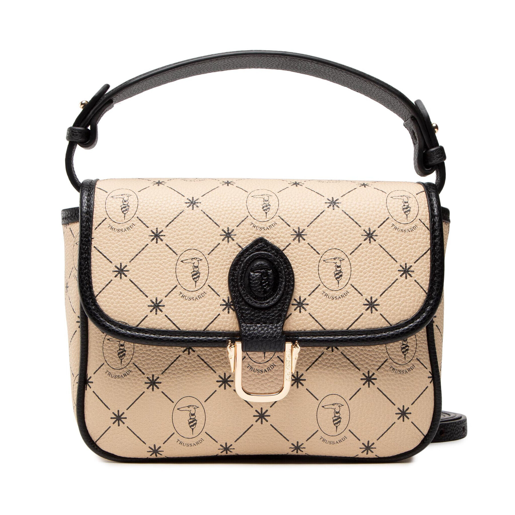 Trussardi Дамска чанта Claver Shoulder 75B01250 Бежов - Pepit.bg