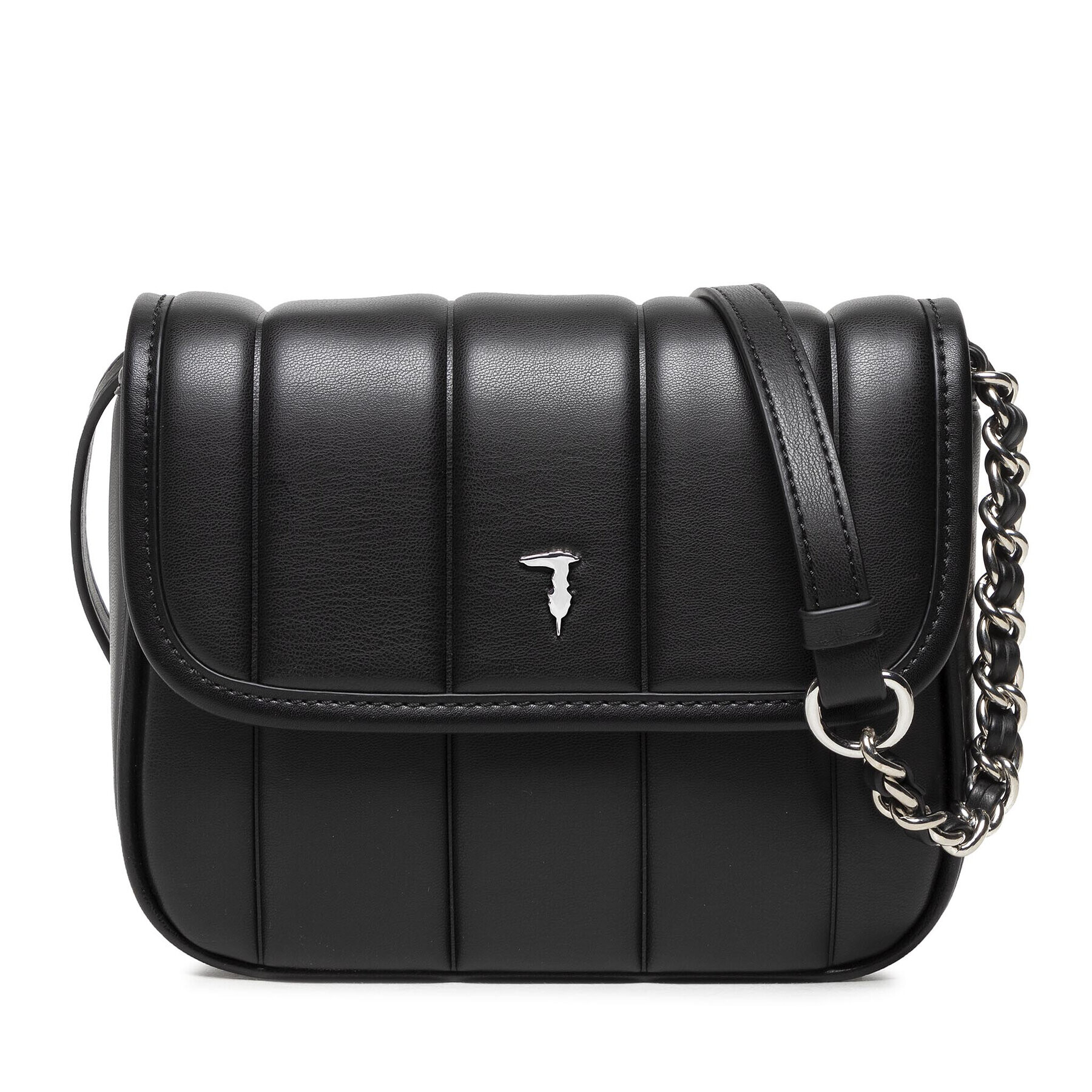 Trussardi Дамска чанта Dun Shoulder Bag 75B01377 Черен - Pepit.bg