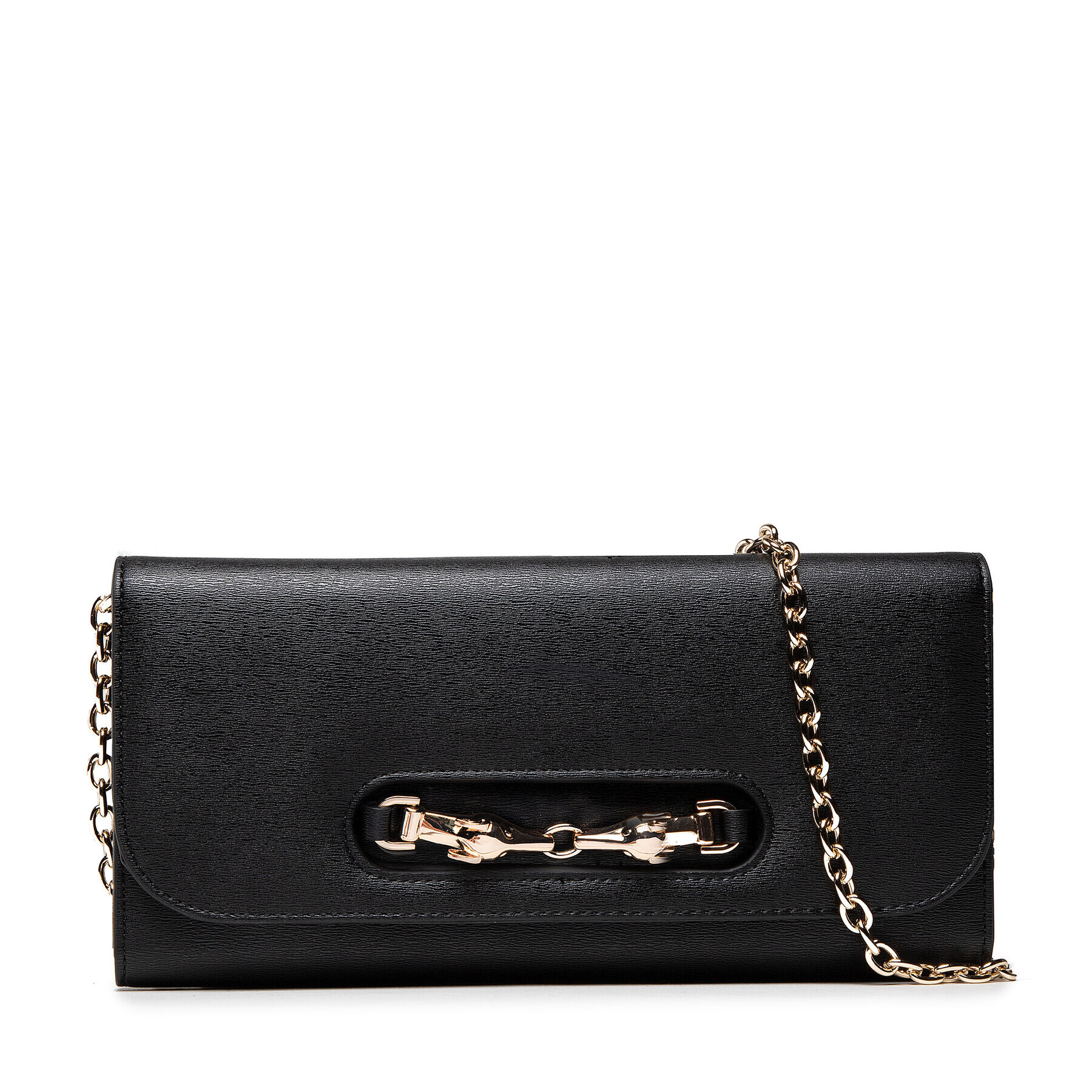 Trussardi Дамска чанта Eden Clutch 75B01174 Черен - Pepit.bg