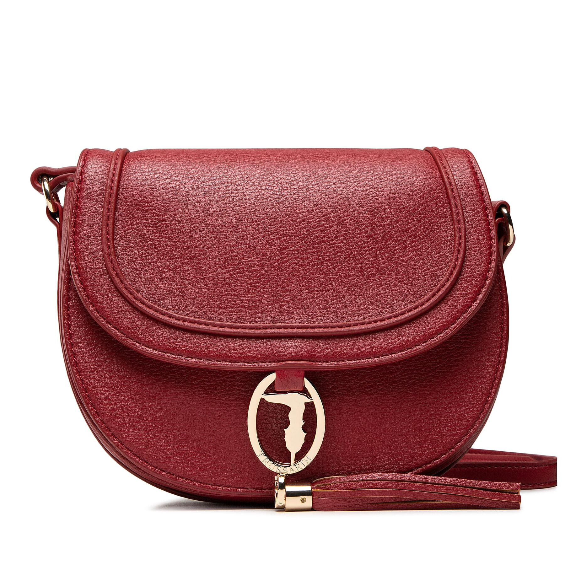 Trussardi Дамска чанта Ellie Shoulder Md 75B01169 Червен - Pepit.bg