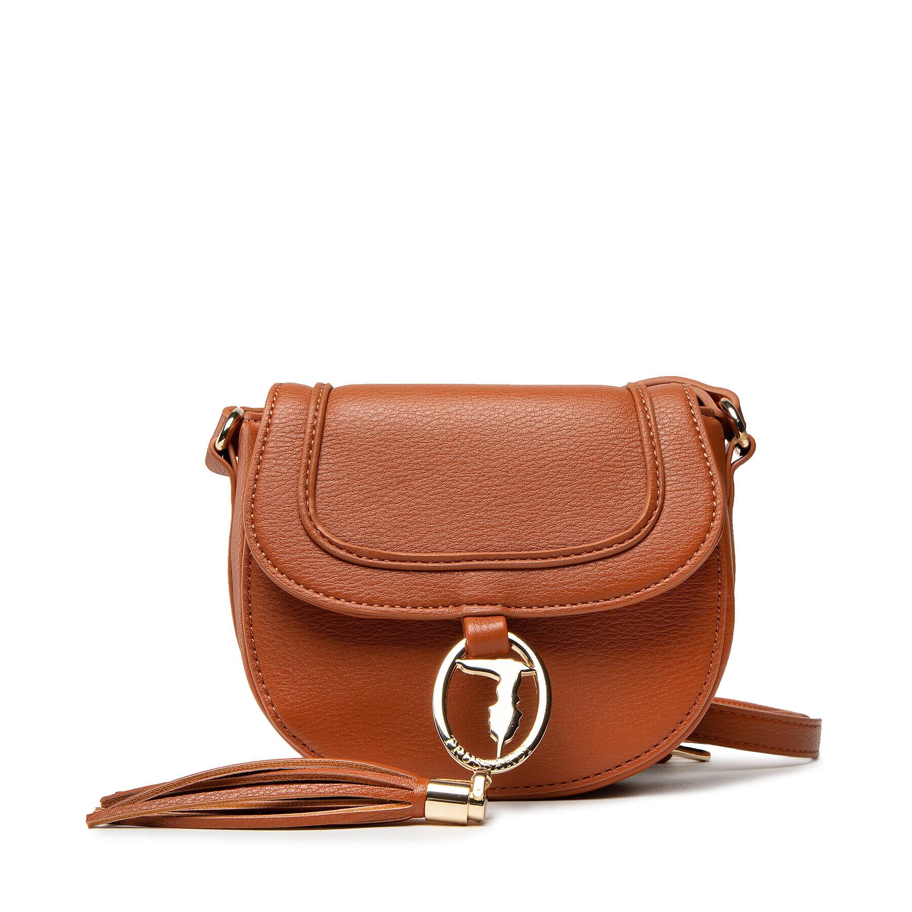 Trussardi Дамска чанта Ellie Shoulder Sm Grana 75B01170 Кафяв - Pepit.bg