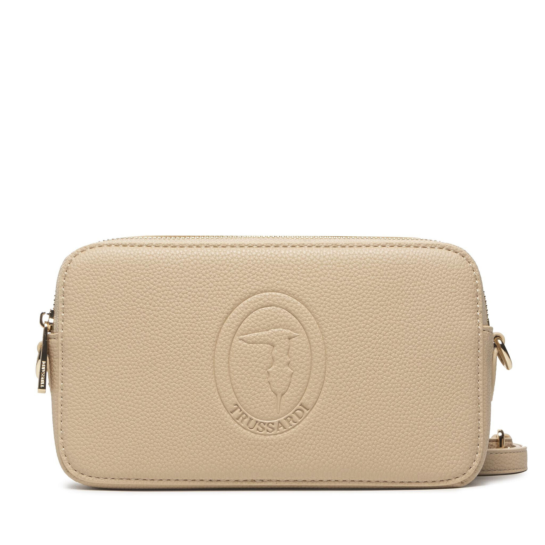 Trussardi Дамска чанта Iris Camera Bag 75B01255 Бежов - Pepit.bg