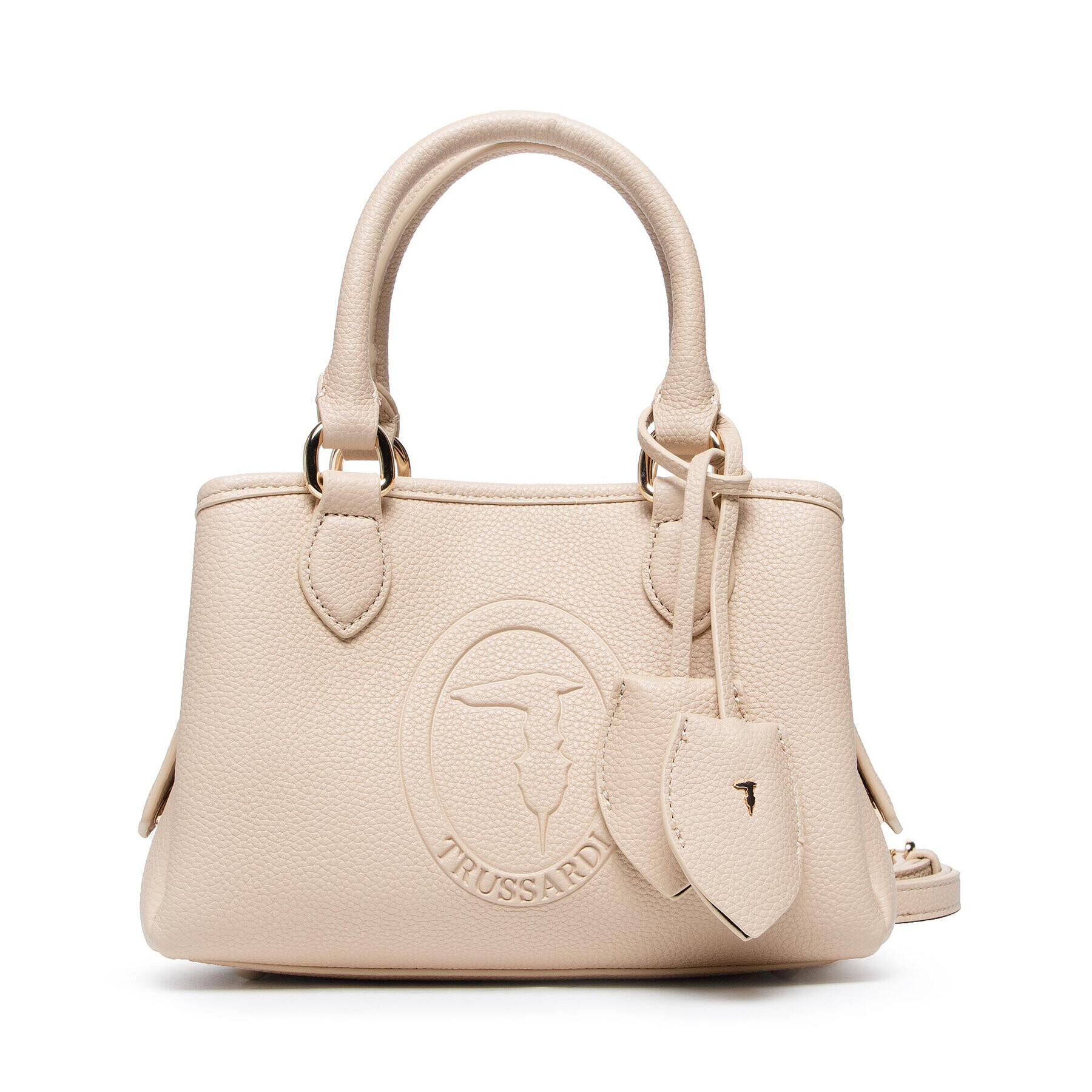 Trussardi Дамска чанта Iris Tote Sm Stampa 75B01098 Бежов - Pepit.bg