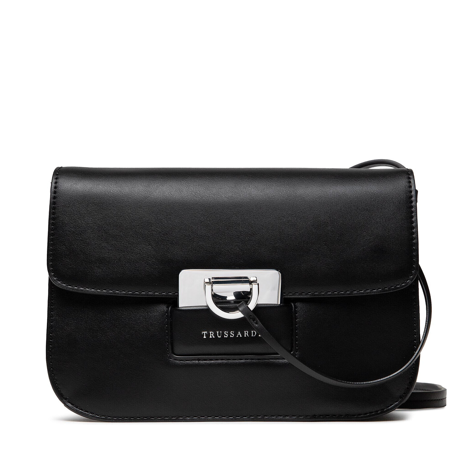 Trussardi Дамска чанта Ivy Crossbody Md 75B01230 Черен - Pepit.bg