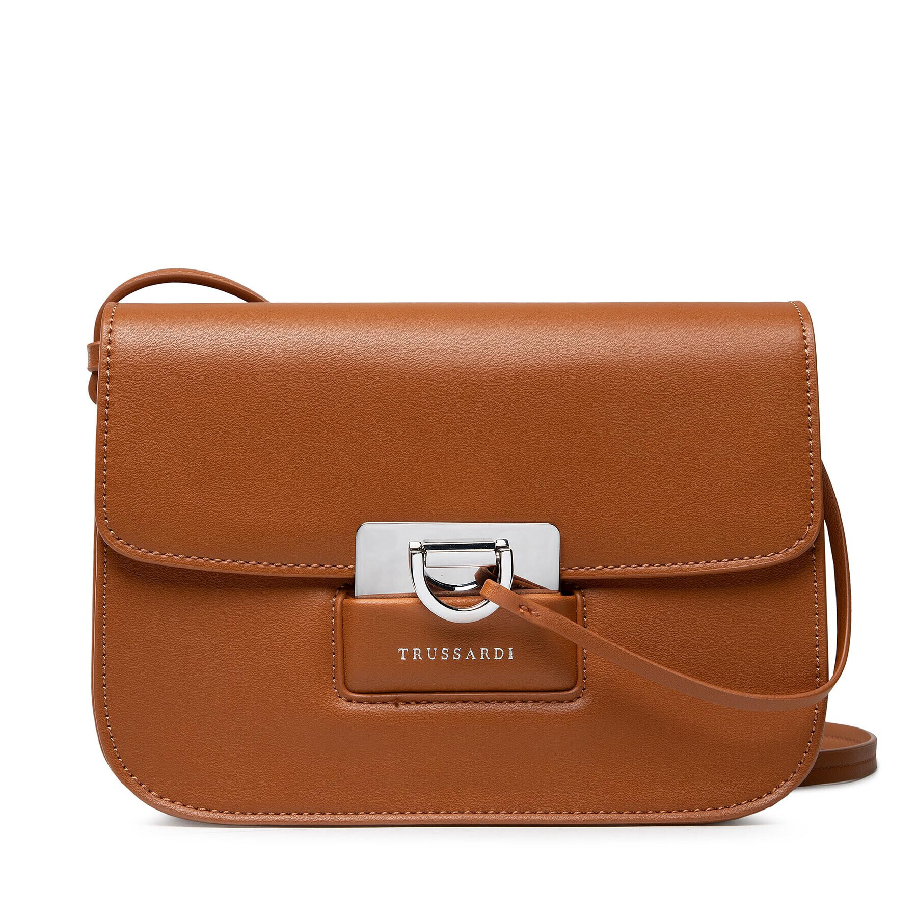 Trussardi Дамска чанта Ivy Crossbody Md 75B01230 Кафяв - Pepit.bg