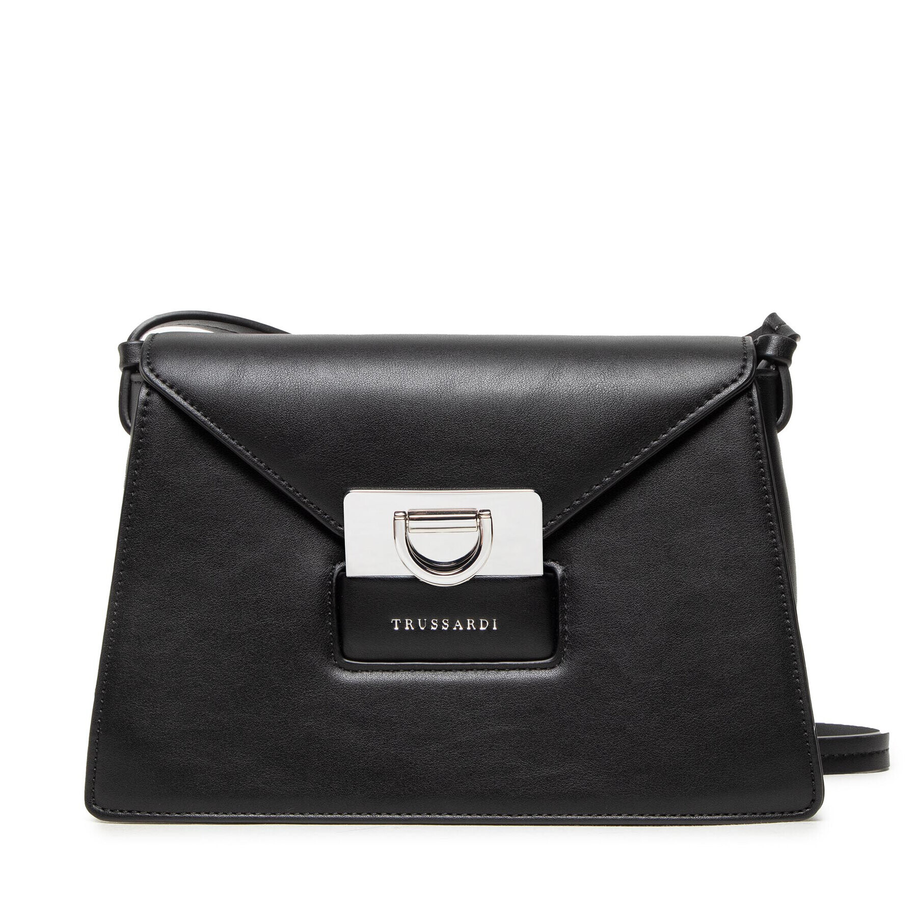 Trussardi Дамска чанта Ivy Crossbody Sm 75B01370 Черен - Pepit.bg