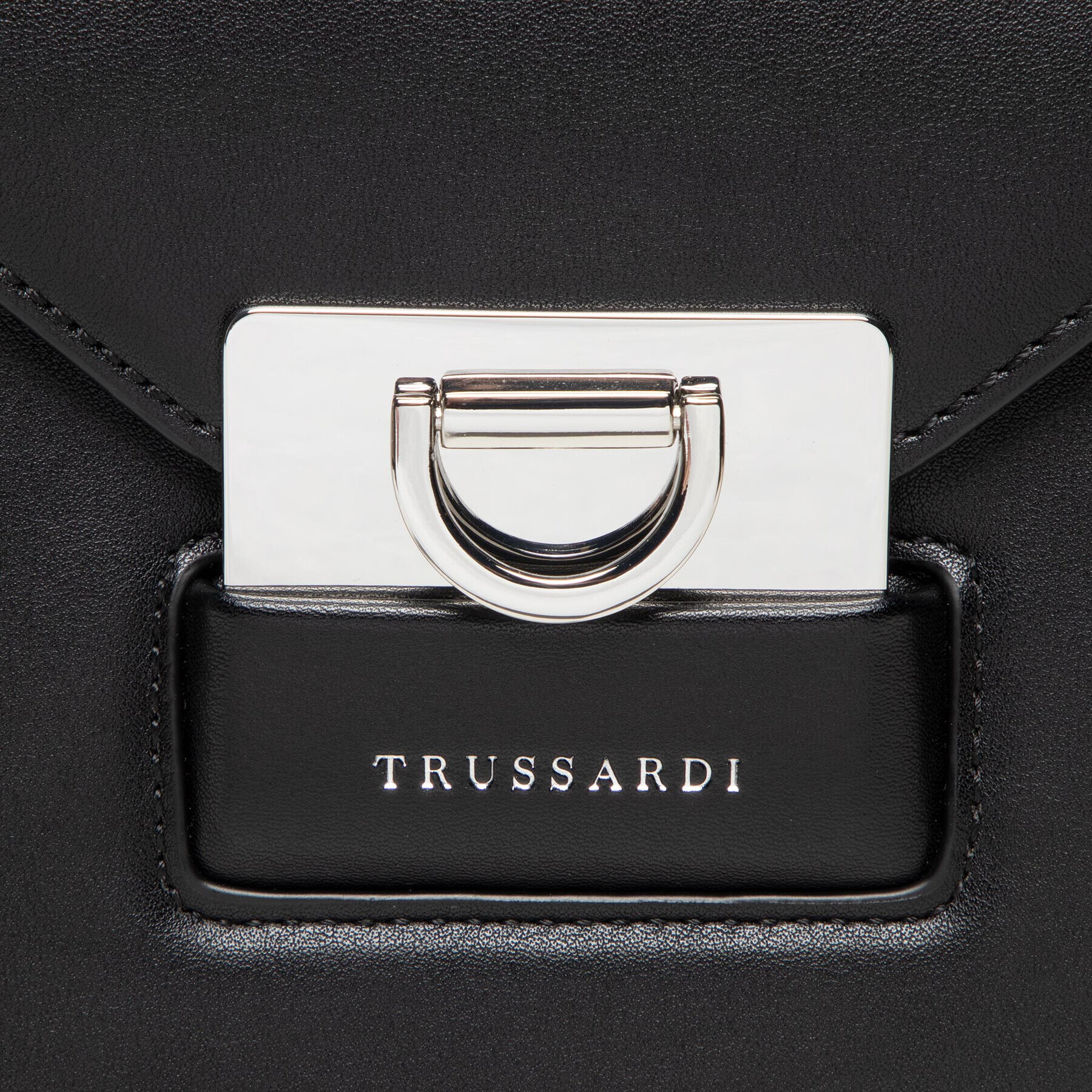 Trussardi Дамска чанта Ivy Crossbody Sm 75B01370 Черен - Pepit.bg