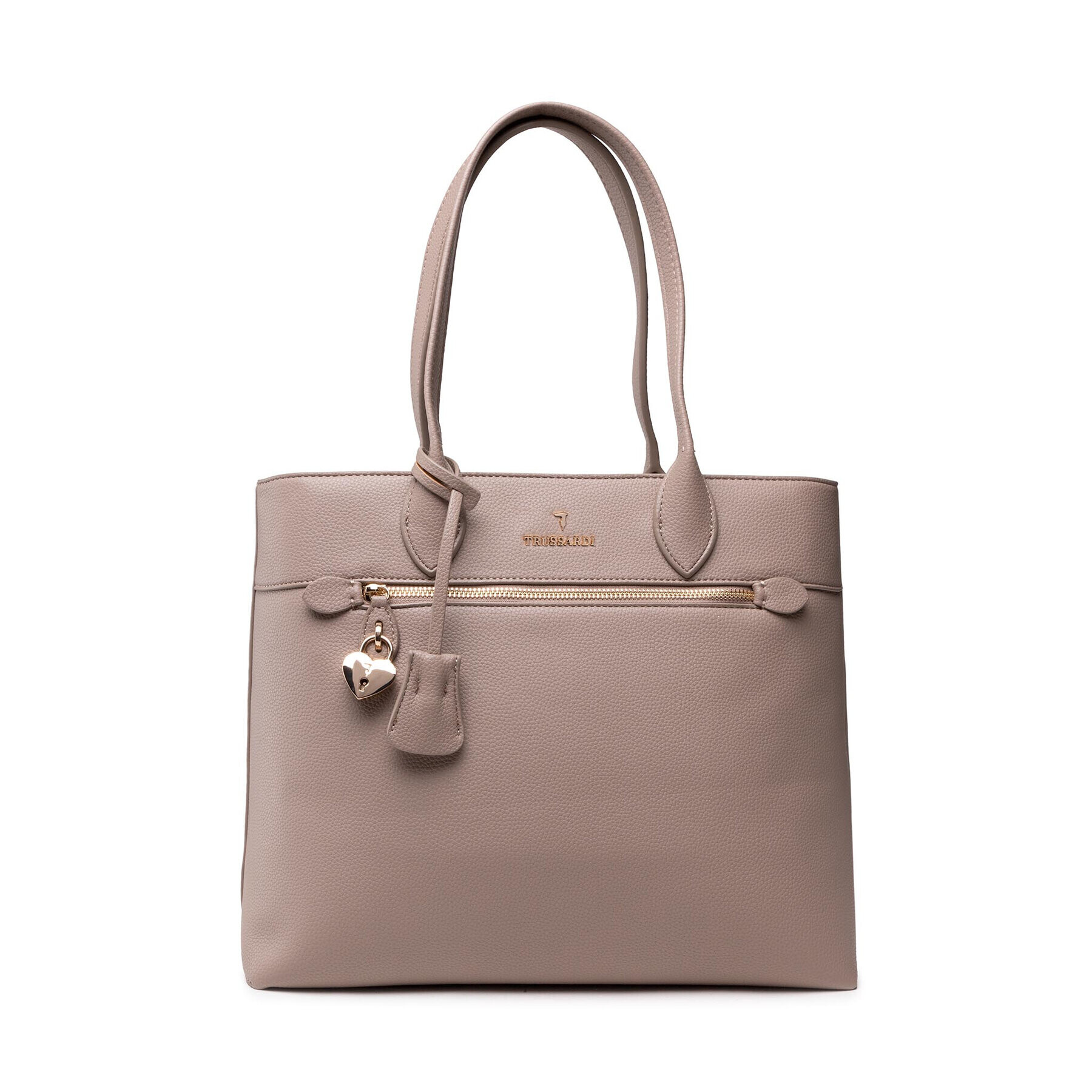 Trussardi Дамска чанта Lilly Shopper Grana Cervo 75B01080 Бежов - Pepit.bg