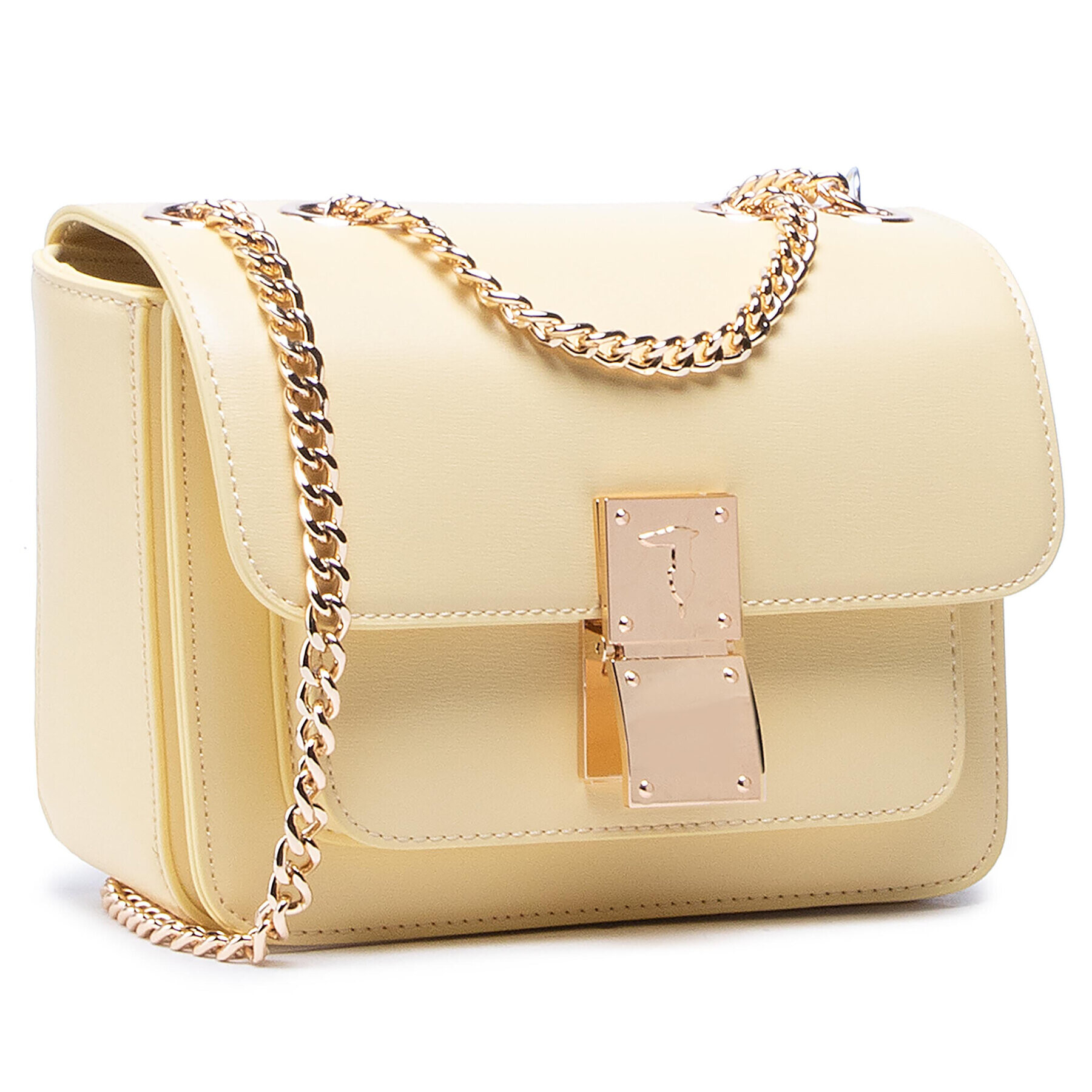 Trussardi Дамска чанта Lione Shoulder 75B00953 Жълт - Pepit.bg