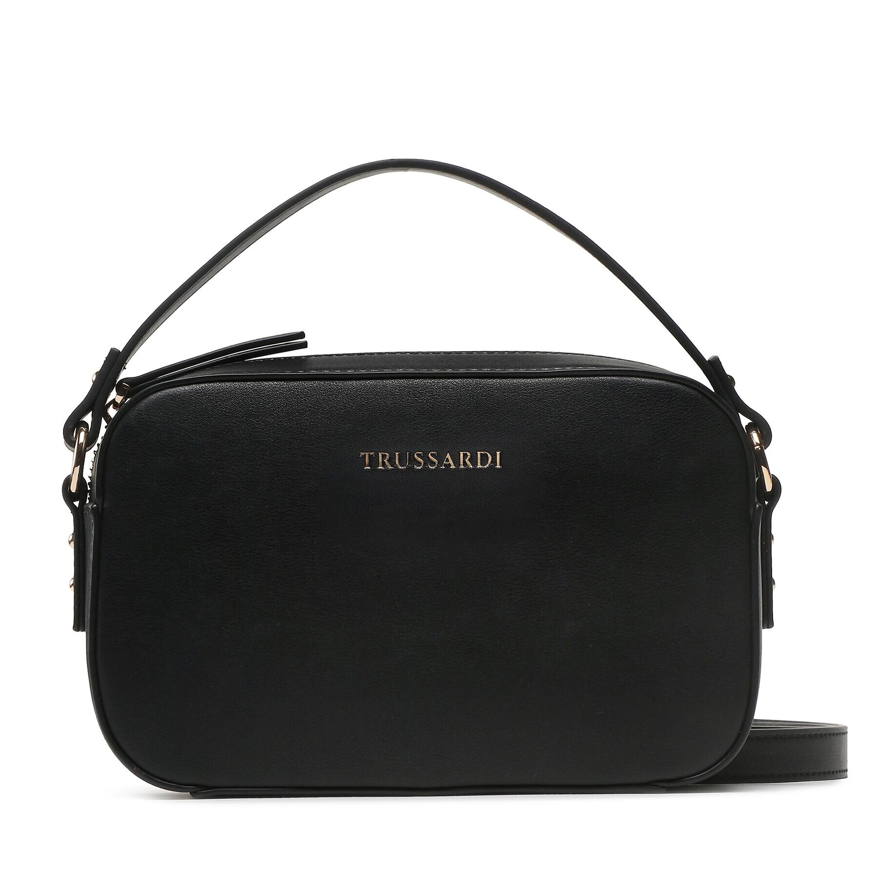 Trussardi Дамска чанта Lisbona Camera Bag 75B01533 Черен - Pepit.bg